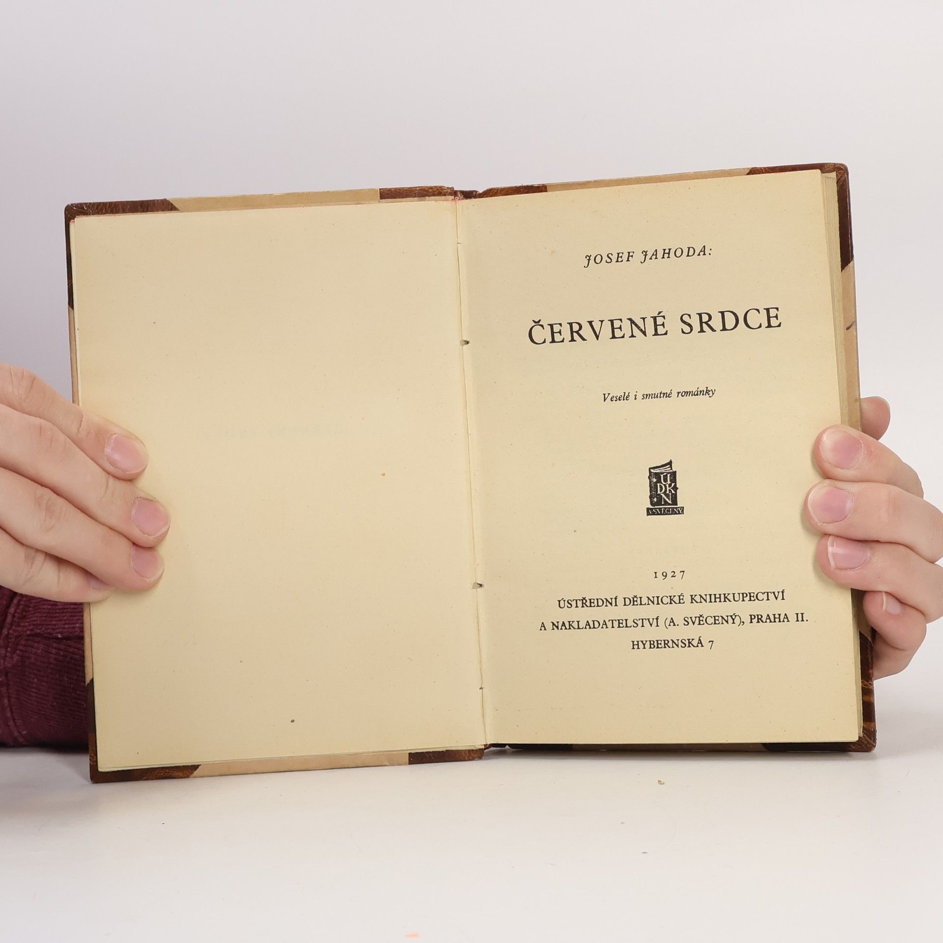 Josef Jahoda Červené srdce