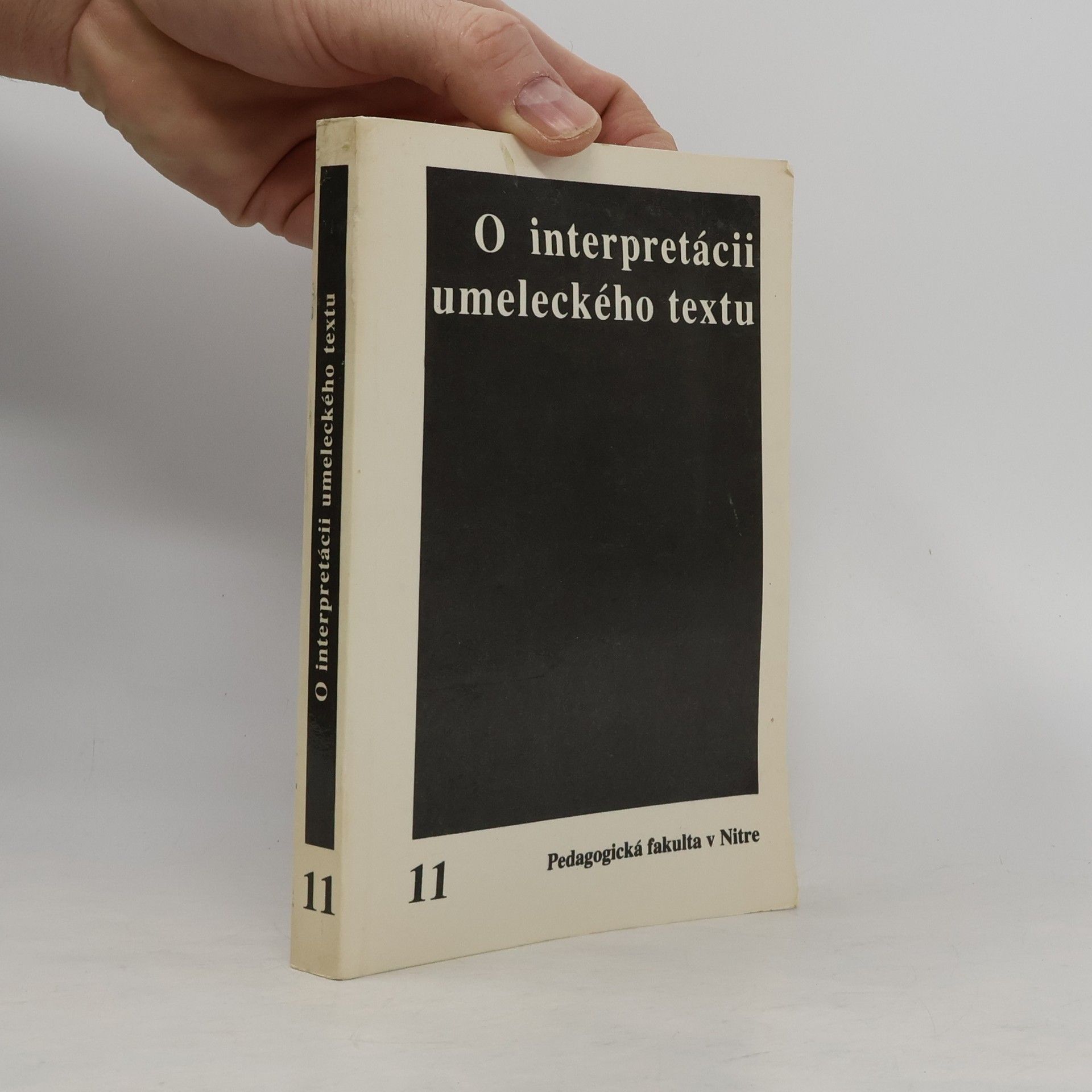 Autorenkollektiv O interpretácii umeleckého textu 11