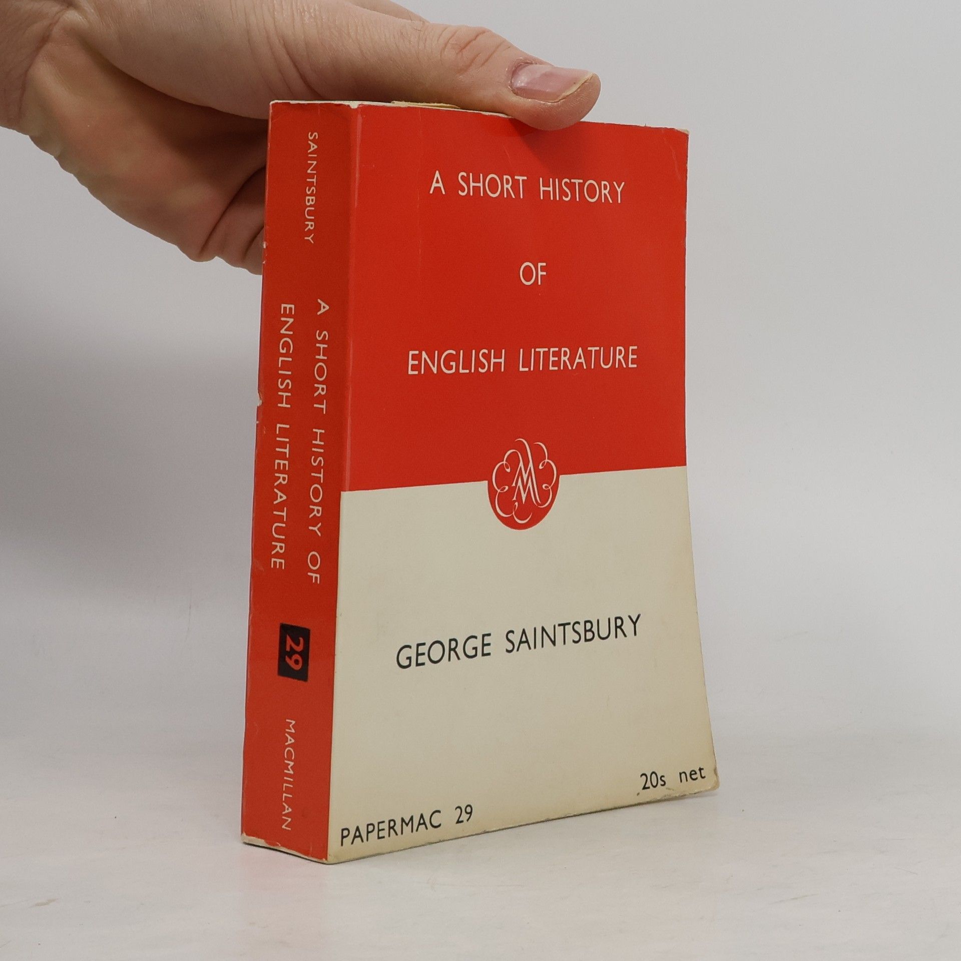 George Saintsbury A Short History of English Literature
