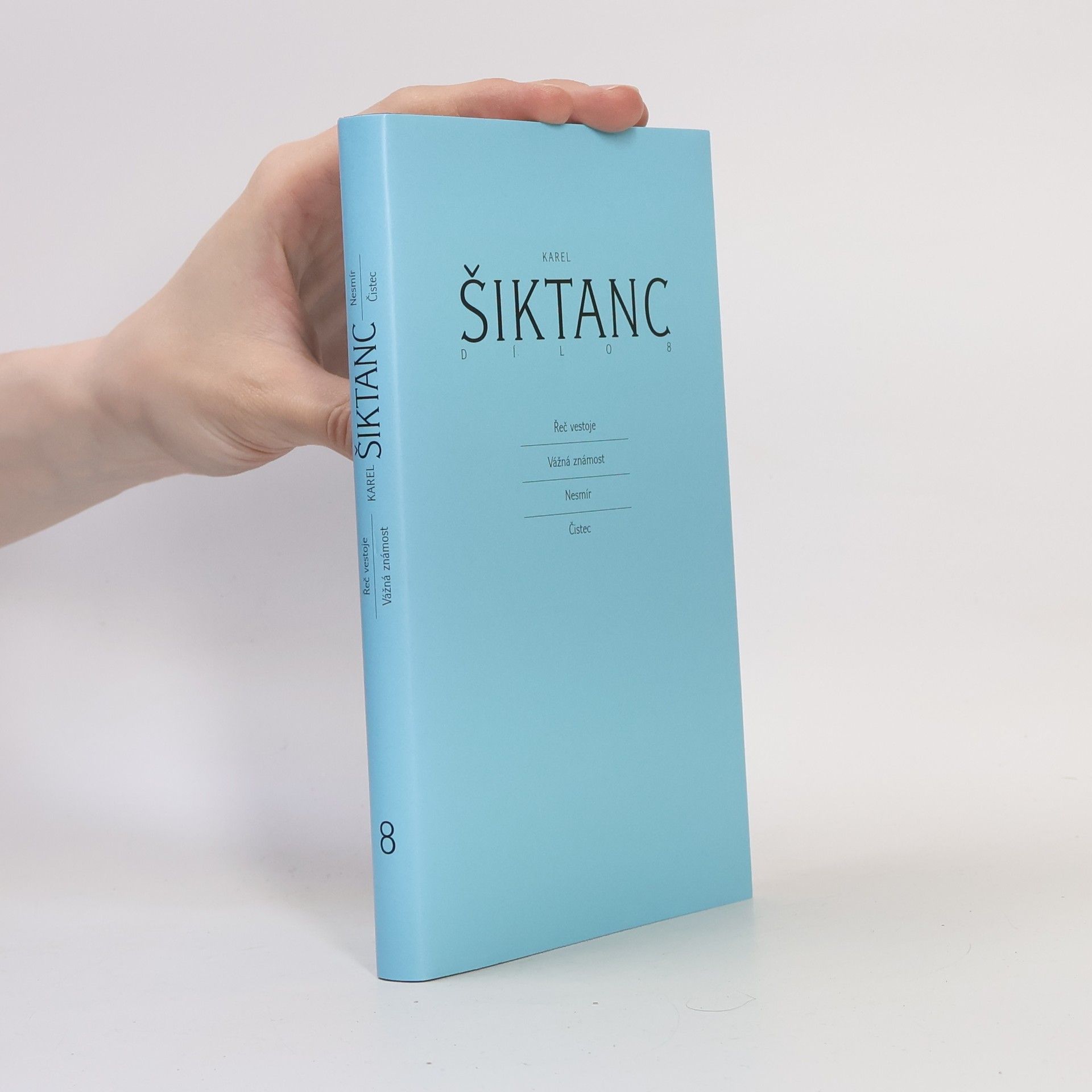 Karel Šiktanc Dílo 8 – Řeč ve stoje, Vážná známost, Nesmír, Čistec
