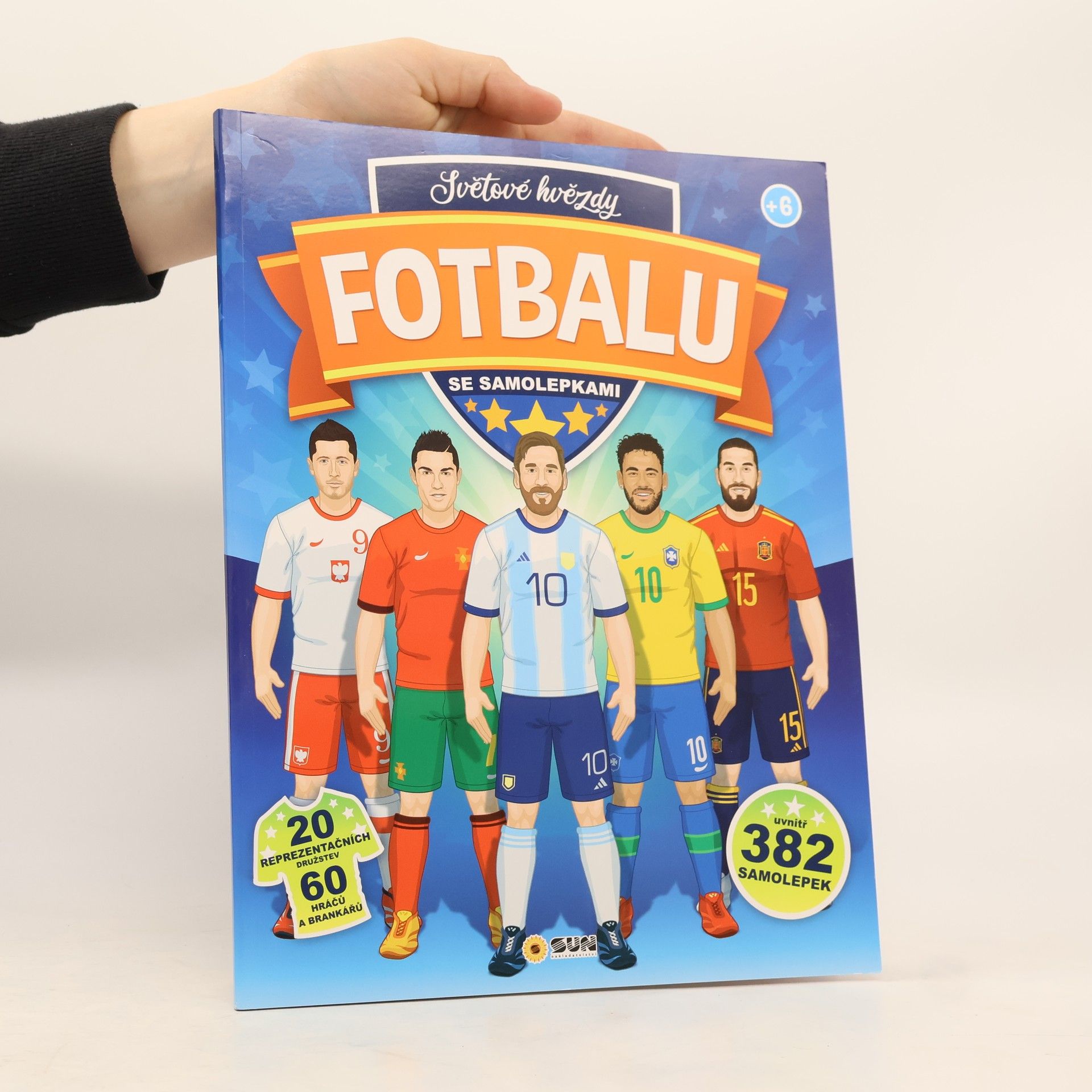 Kolektiv autorů Světové hvězdy fotbalu se samolepkami