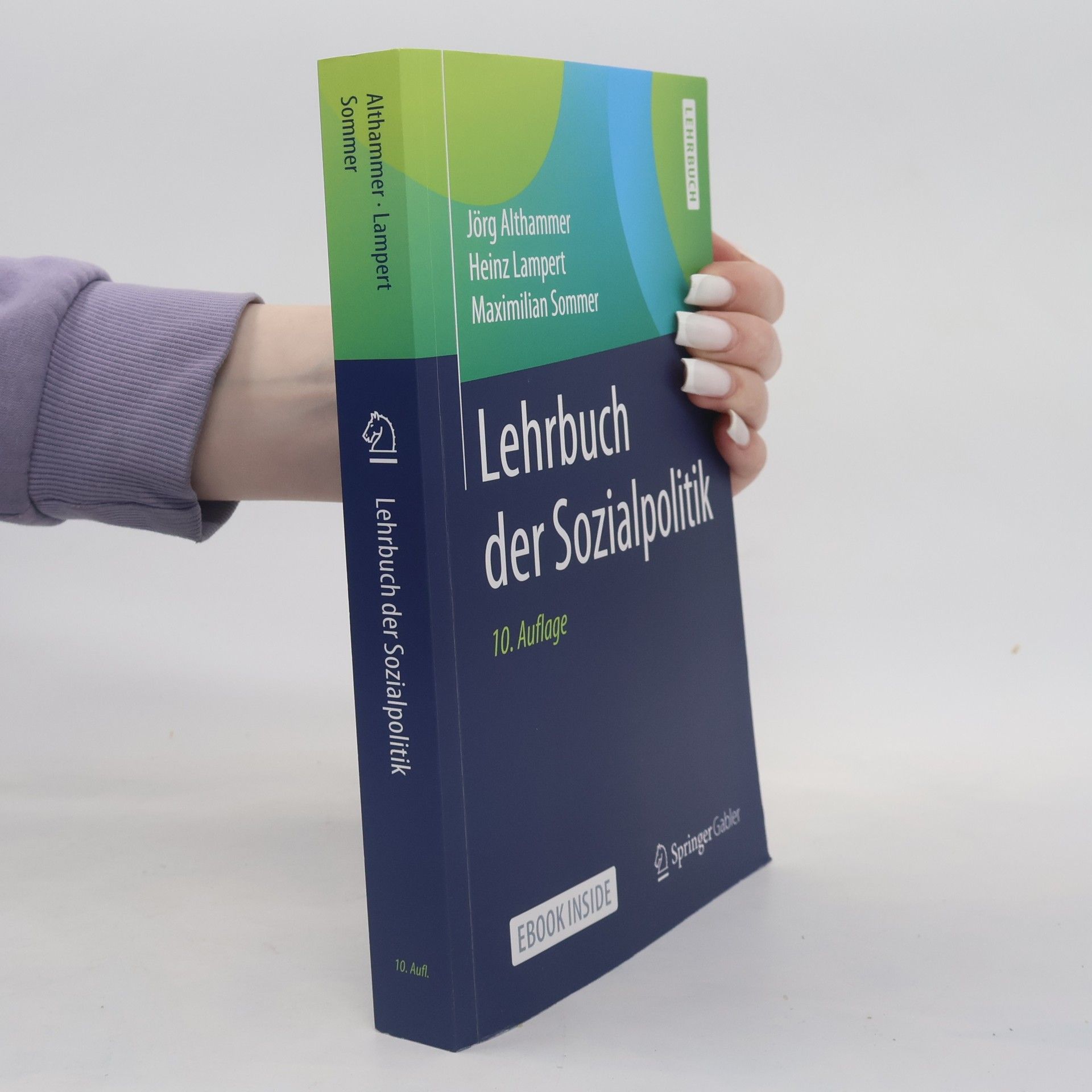 Jörg W. Althammer Springer-Lehrbuch: Lehrbuch der Sozialpolitik