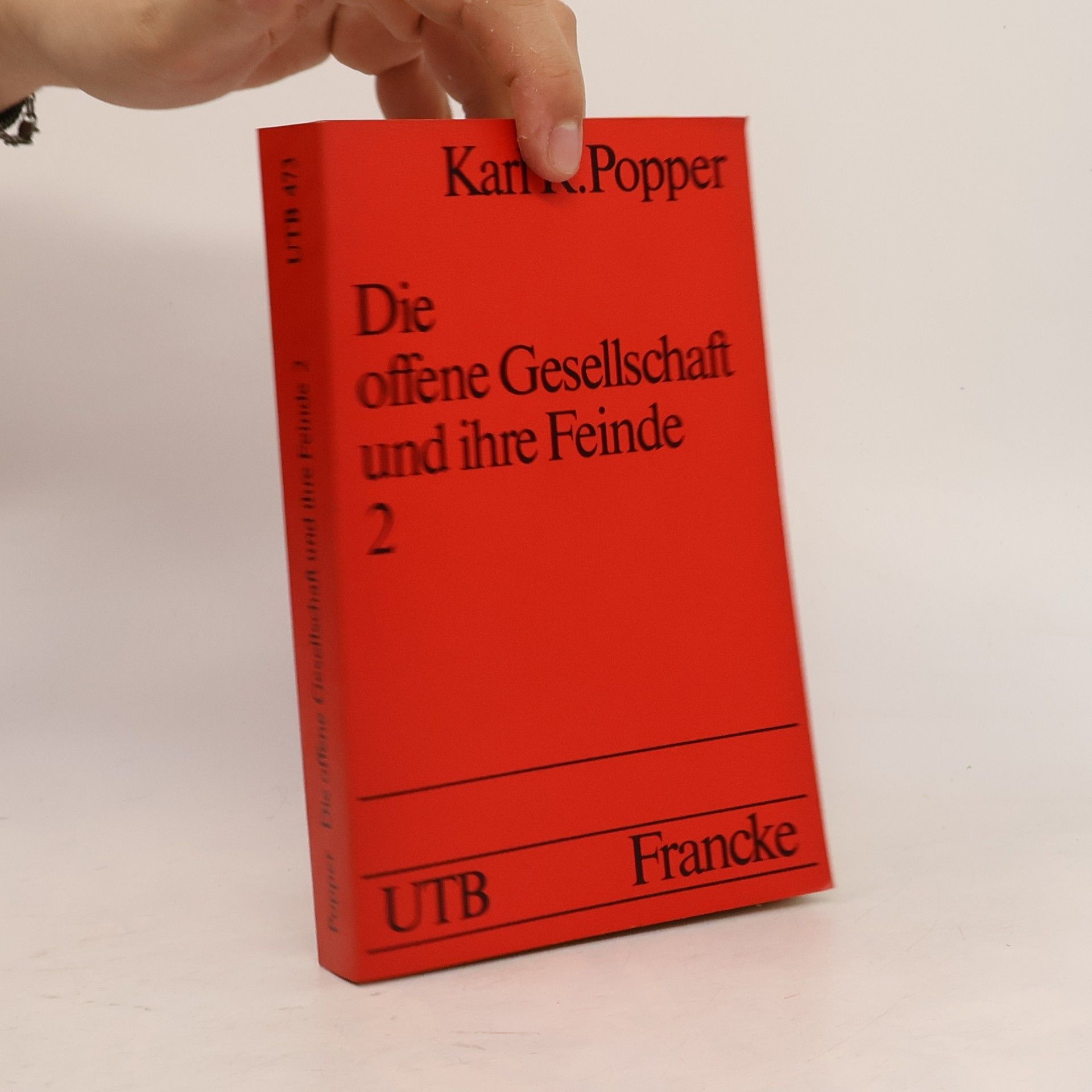 Karl Popper Die offene Gesellschaft und ihre Feinde 2