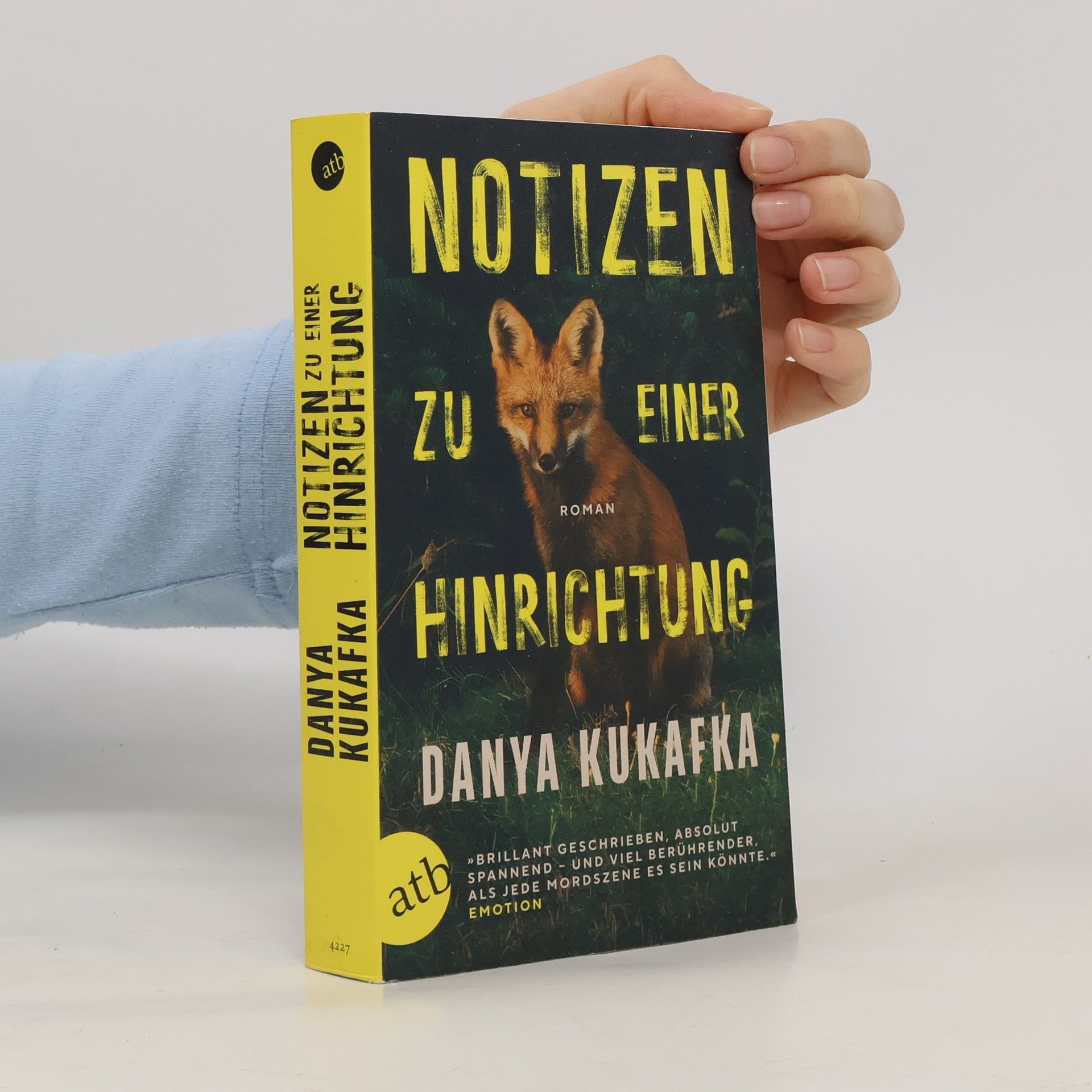 Danya Kukafka Notizen zu einer Hinrichtung
