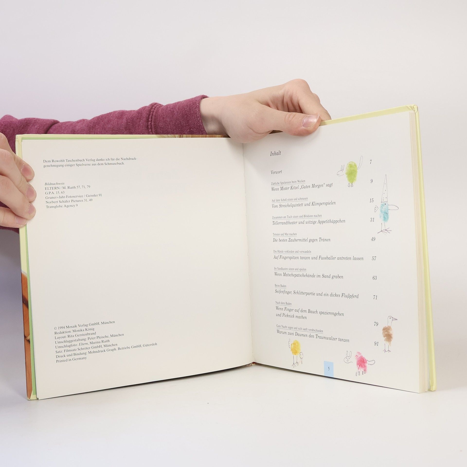 Cornelia Nitsch Zehn kleine Fingerchen