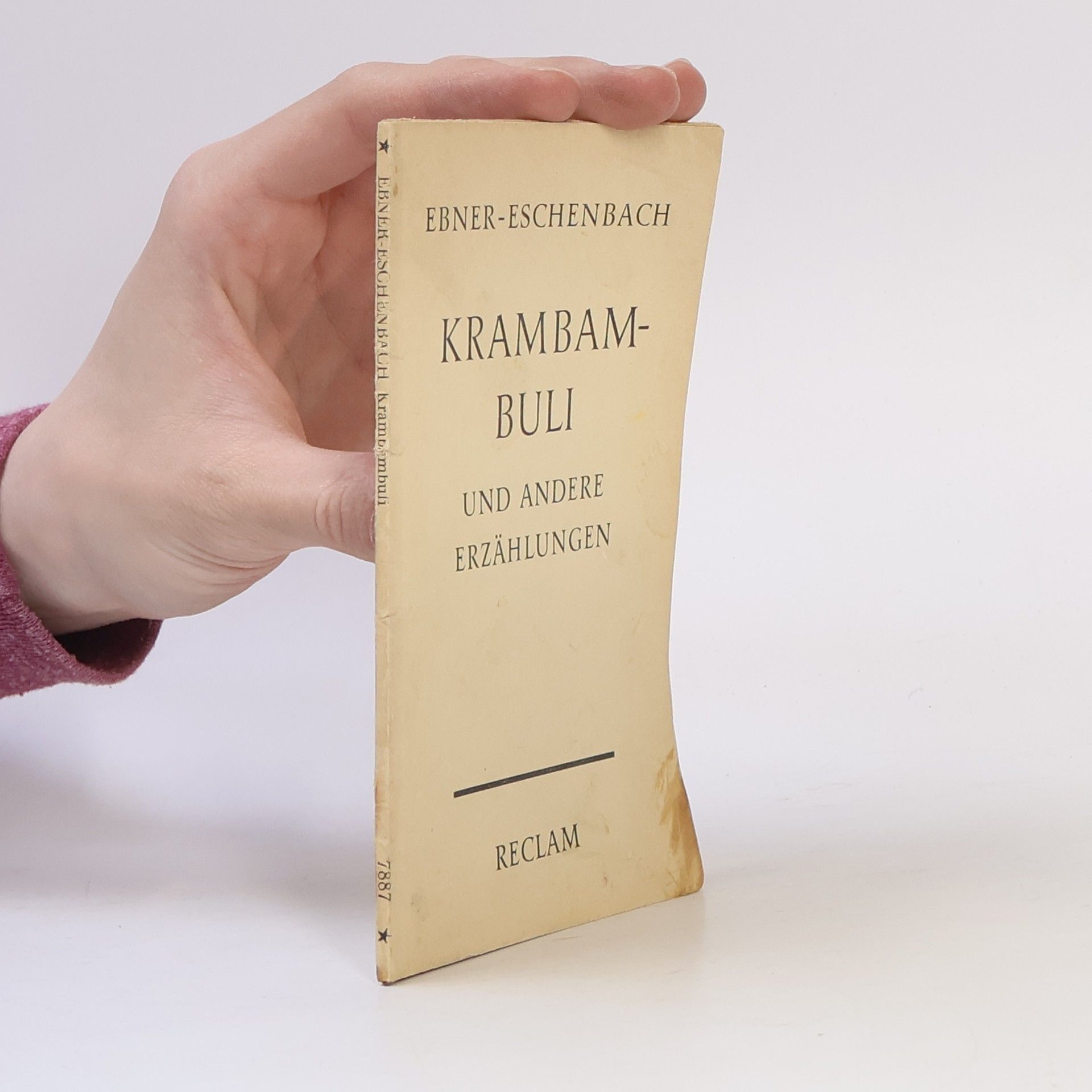 Marie von Ebner-Eschenbach Krambambuli und andere Erzählungen