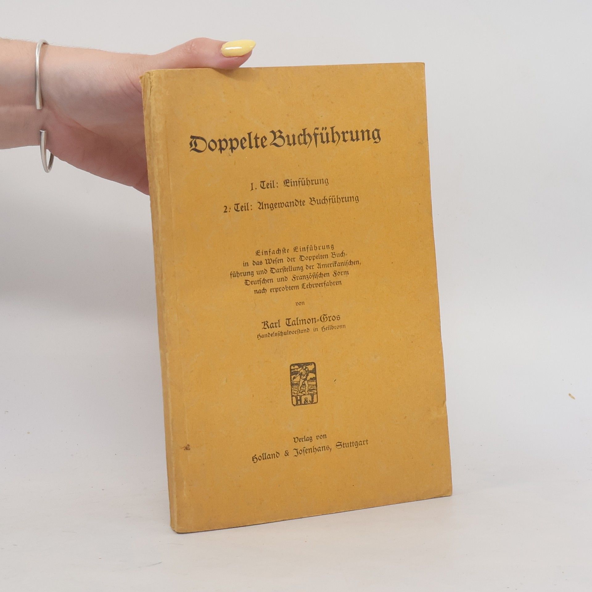 Karl Talmon-Gros Doppelte Buchführung 1-2