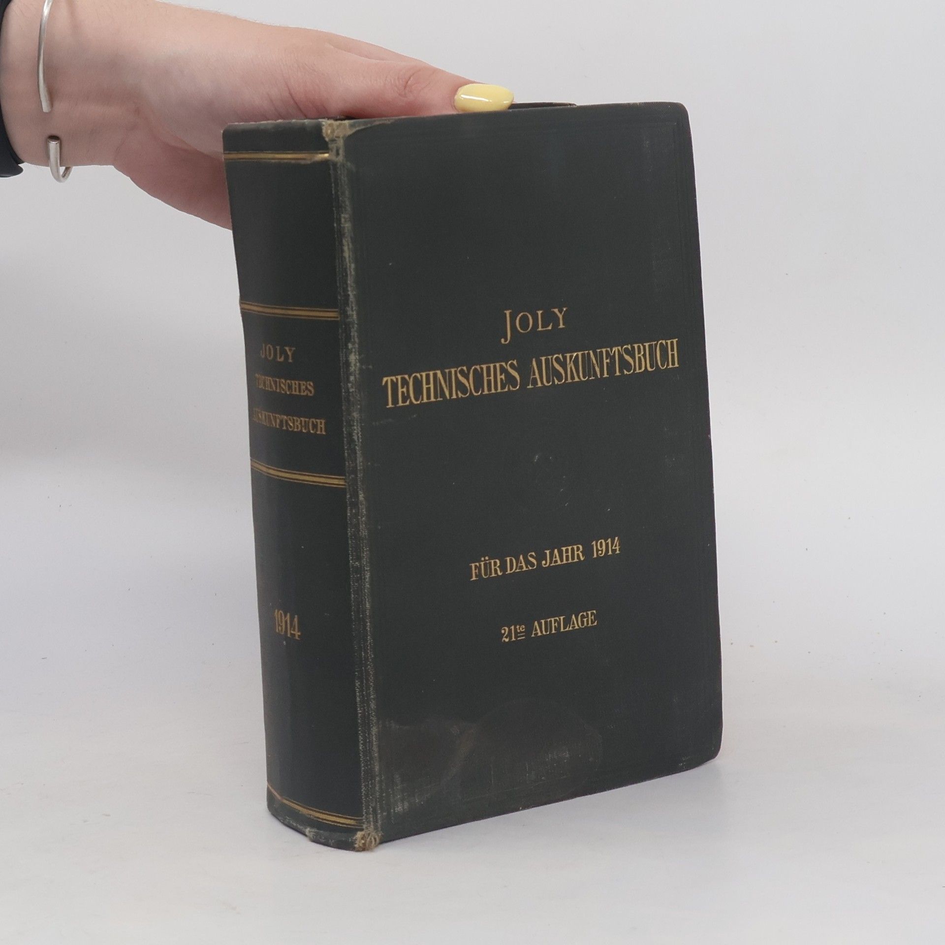 Hubert Joly Technisches Auskunftsbuch für das Jahr 1914