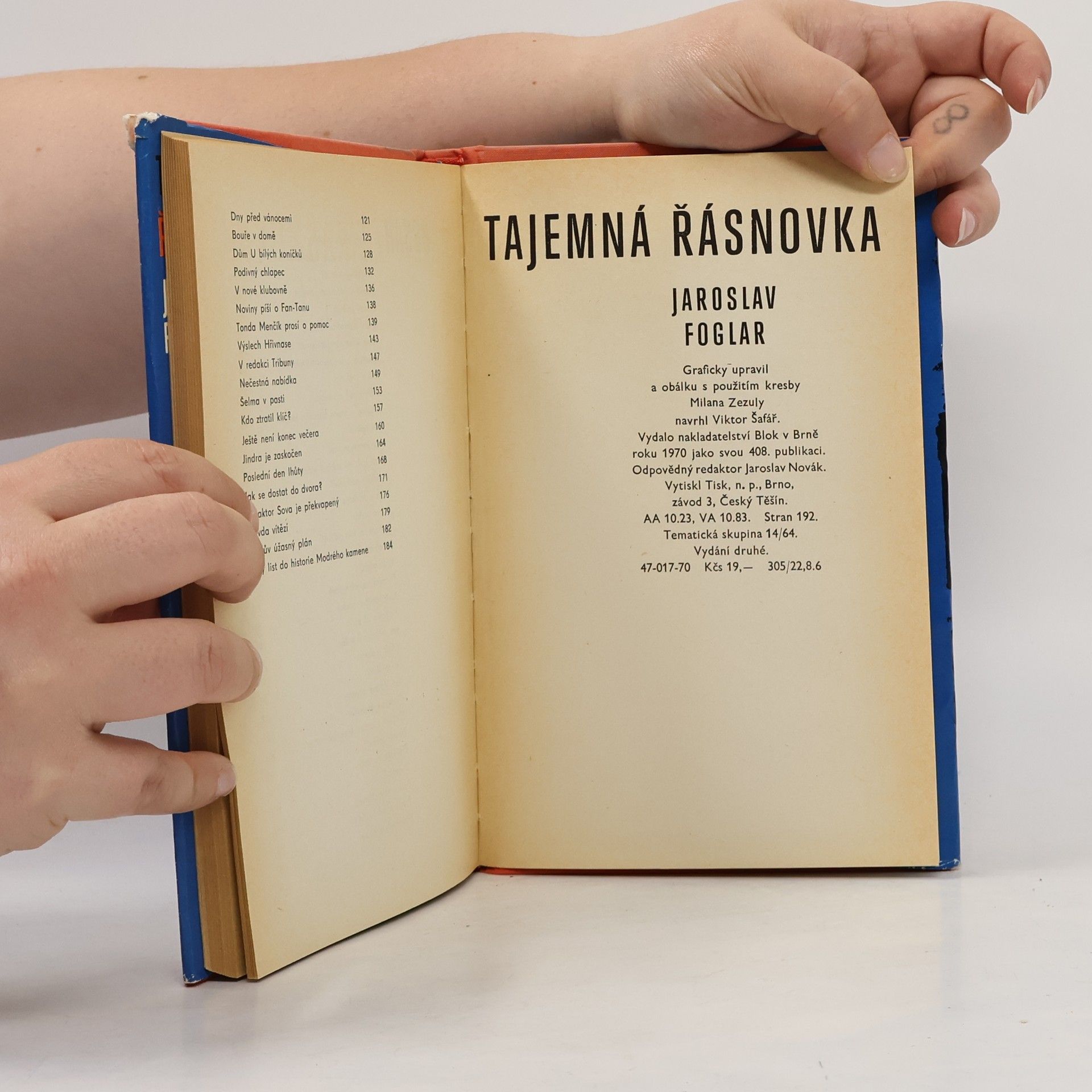 Jaroslav Foglar Tajemná řásnovka