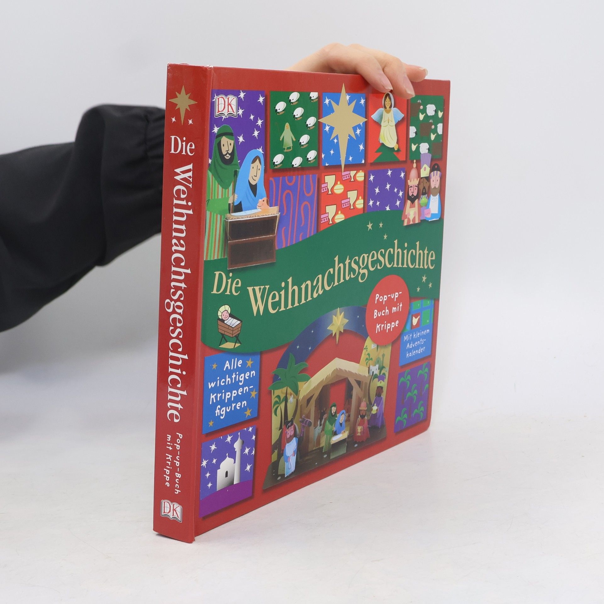 AA.VV. Die Weihnachtsgeschichte, m. Krippe u. Adventskalender