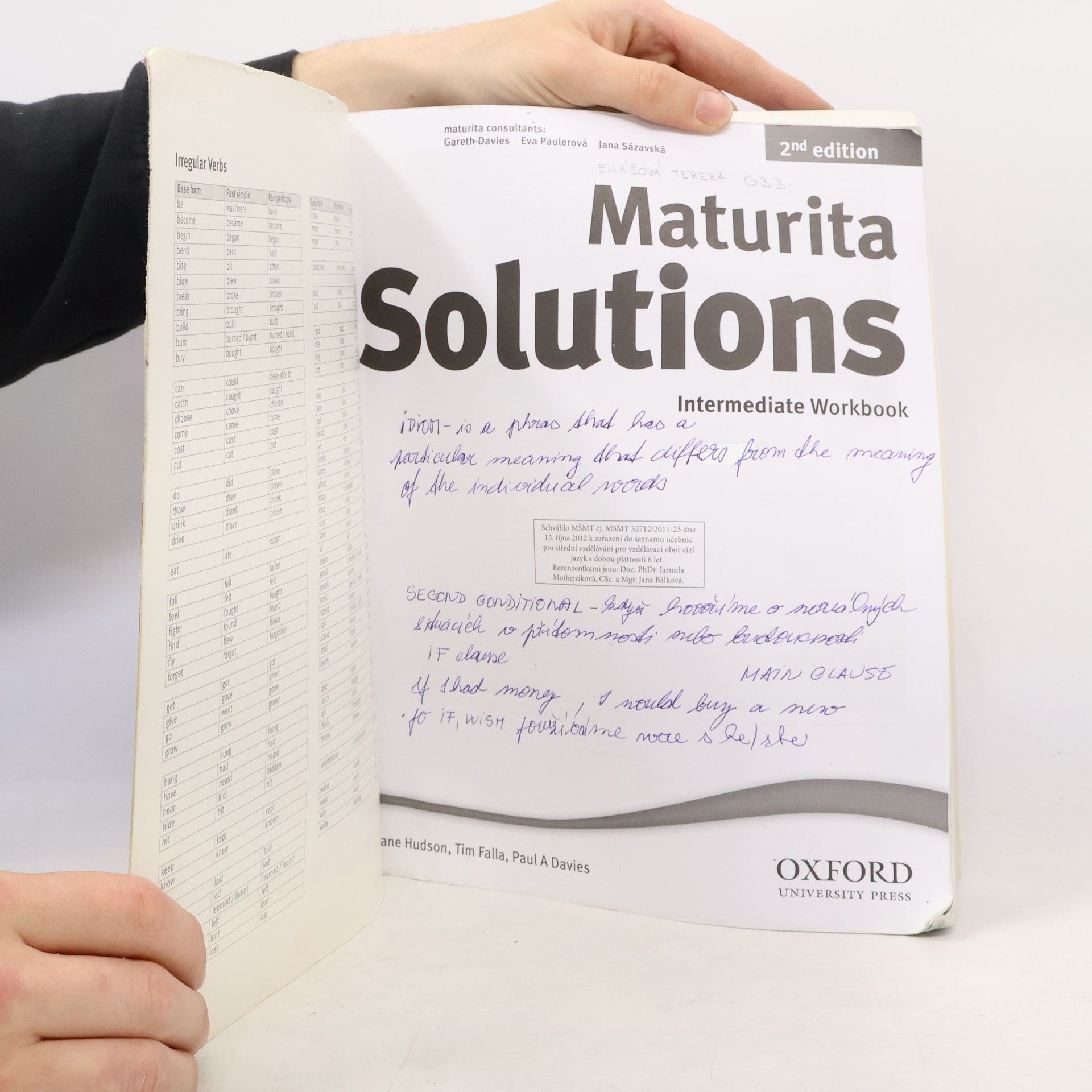 Jane Hudson Maturita solutions: Workbook: Intermediate