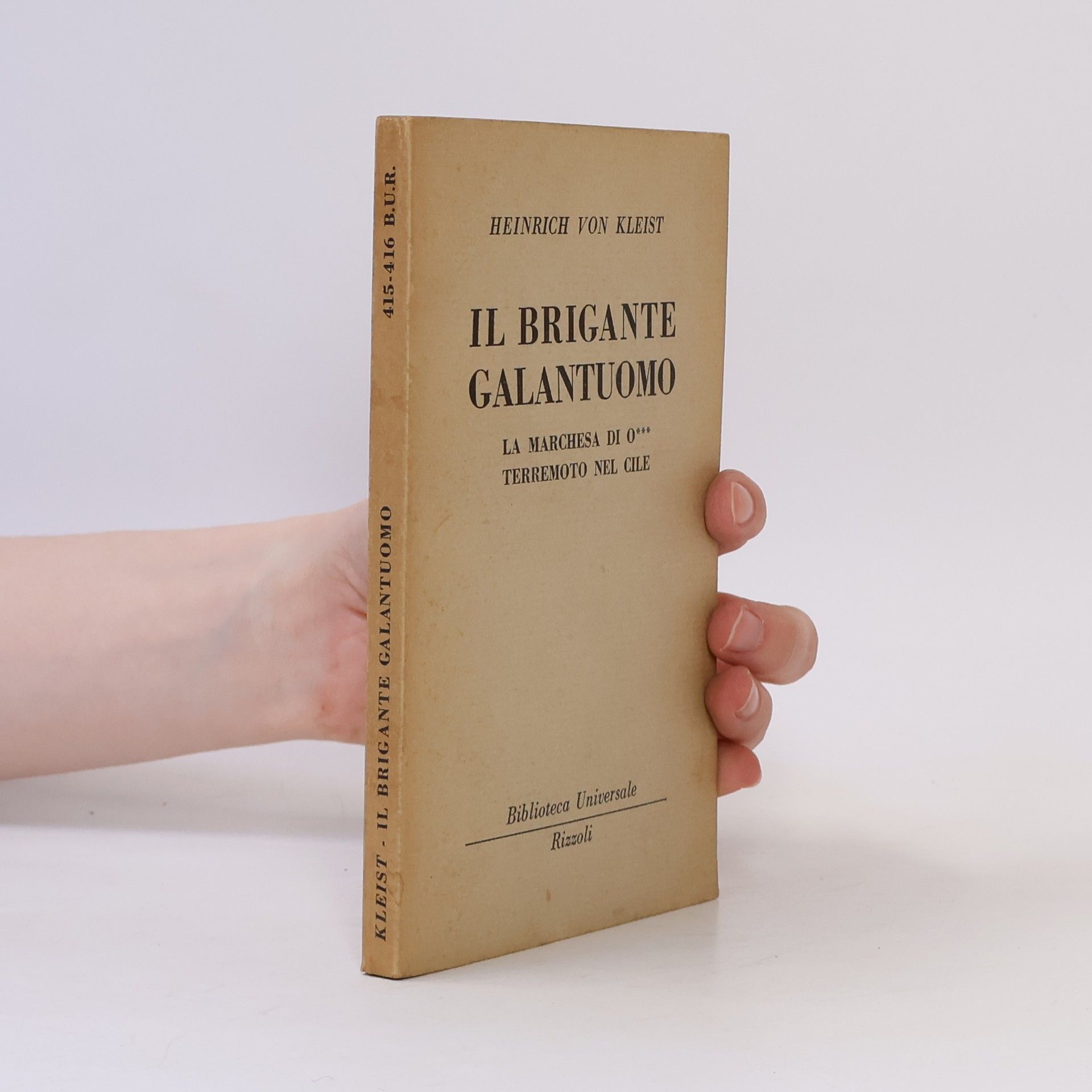 Heinrich von Kleist Il brigante galantuomo