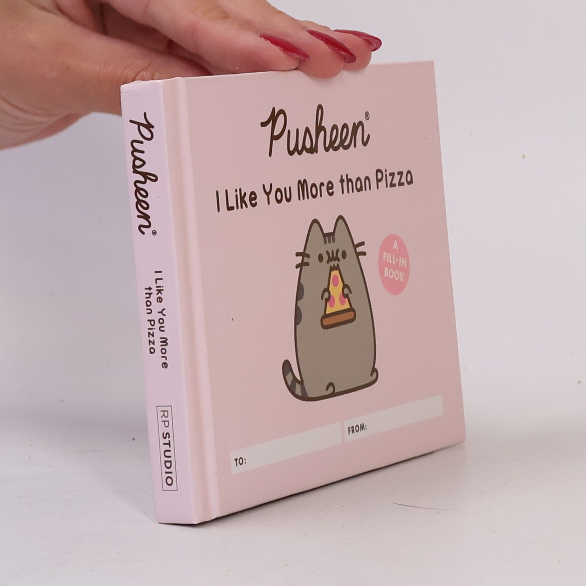 Claire Belton Pusheen: I Like You More than Pizza