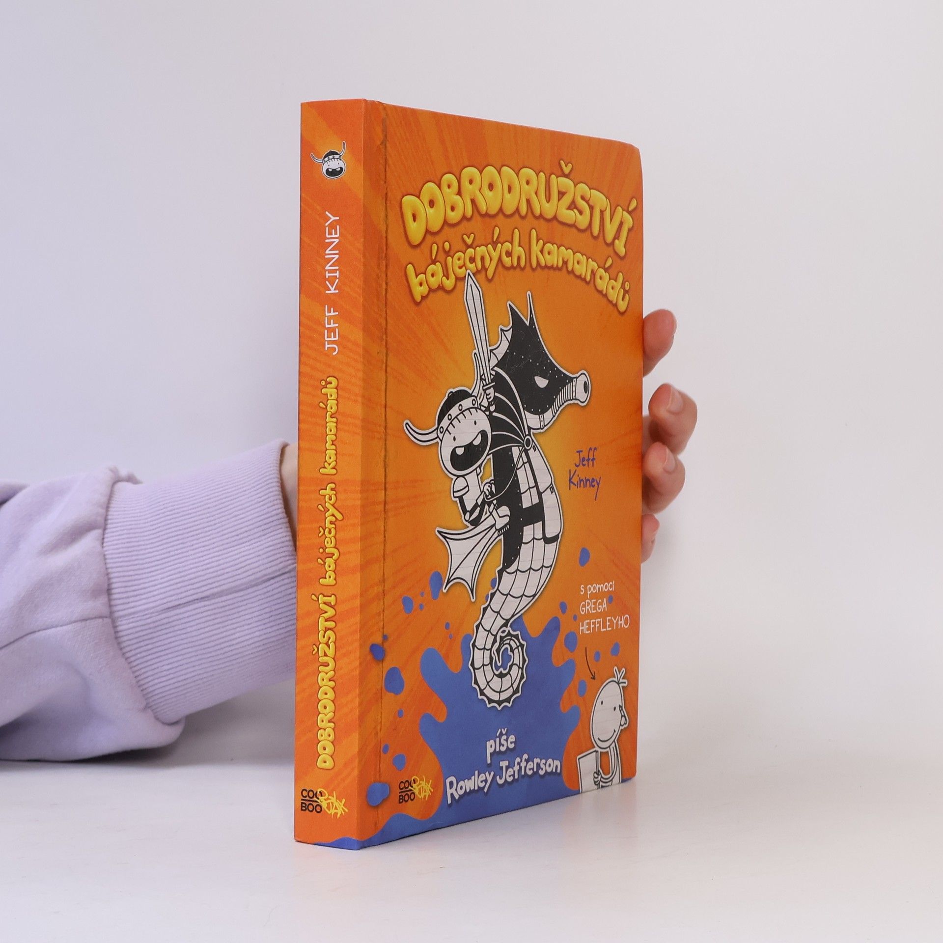 Jeff Kinney Dobrodružství báječných kamarádů. Píše Rowley Jefferson
