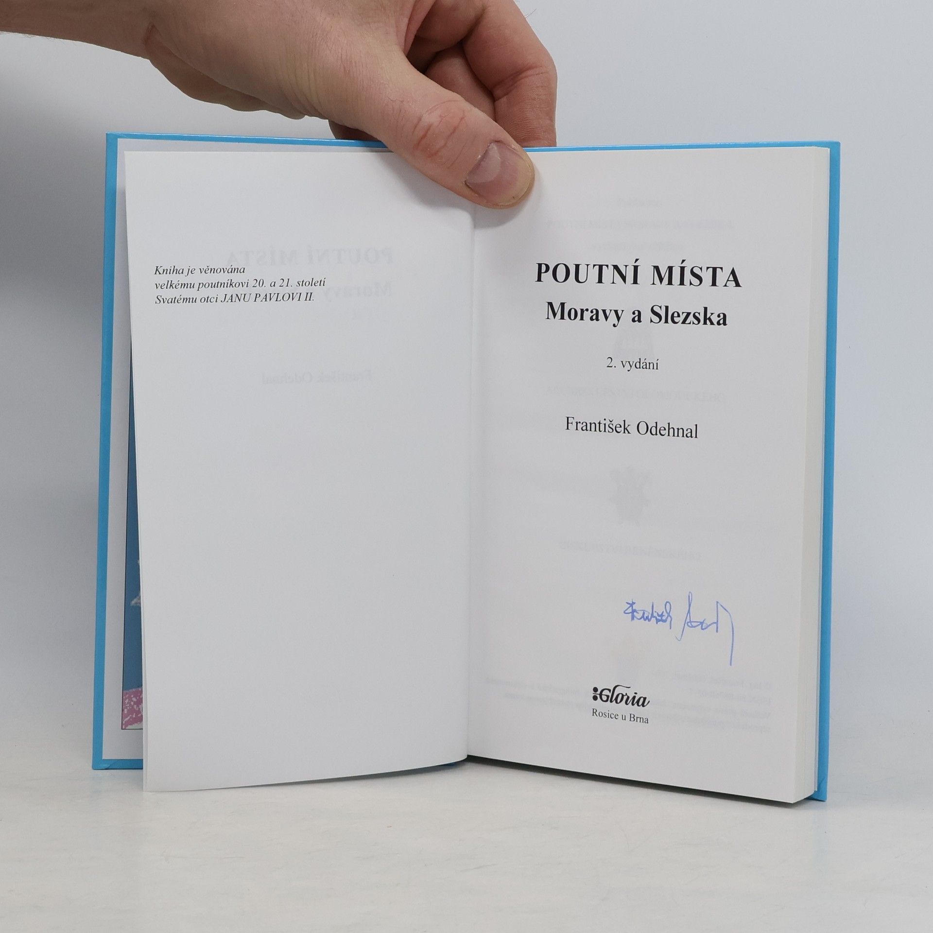 František Odehnal Poutní místa Moravy a Slezska