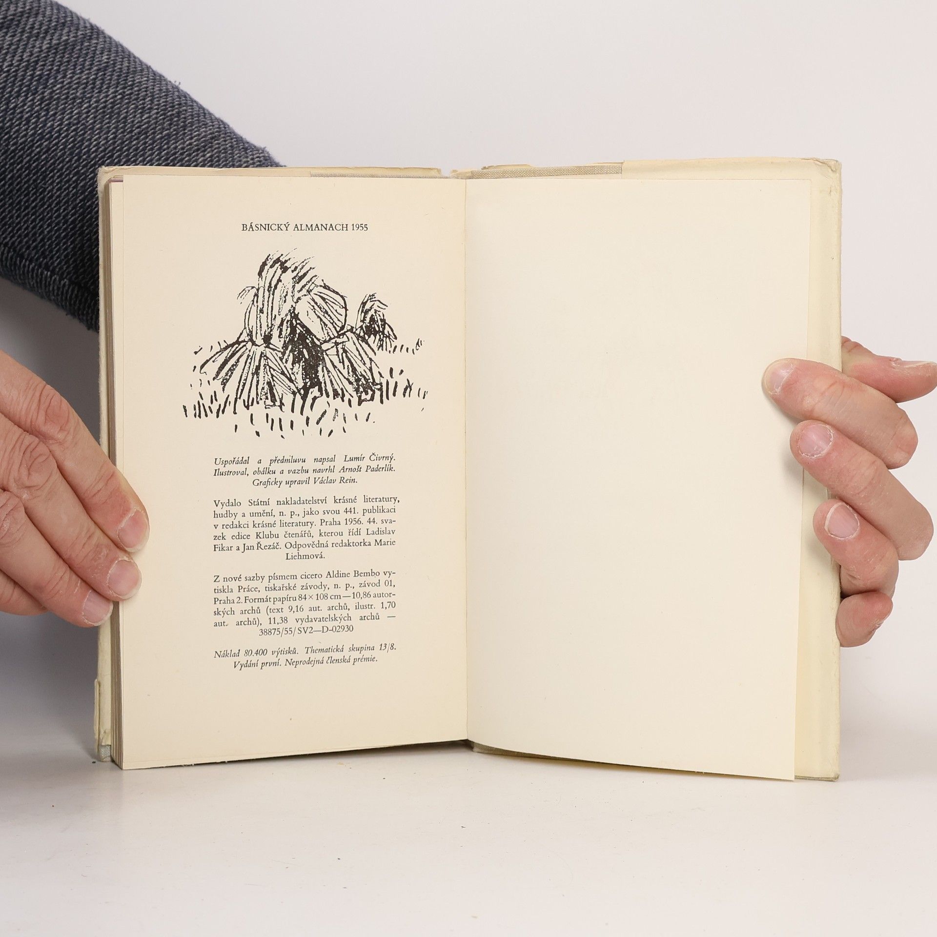 Lumír Čivrný Básnický almanach 1955