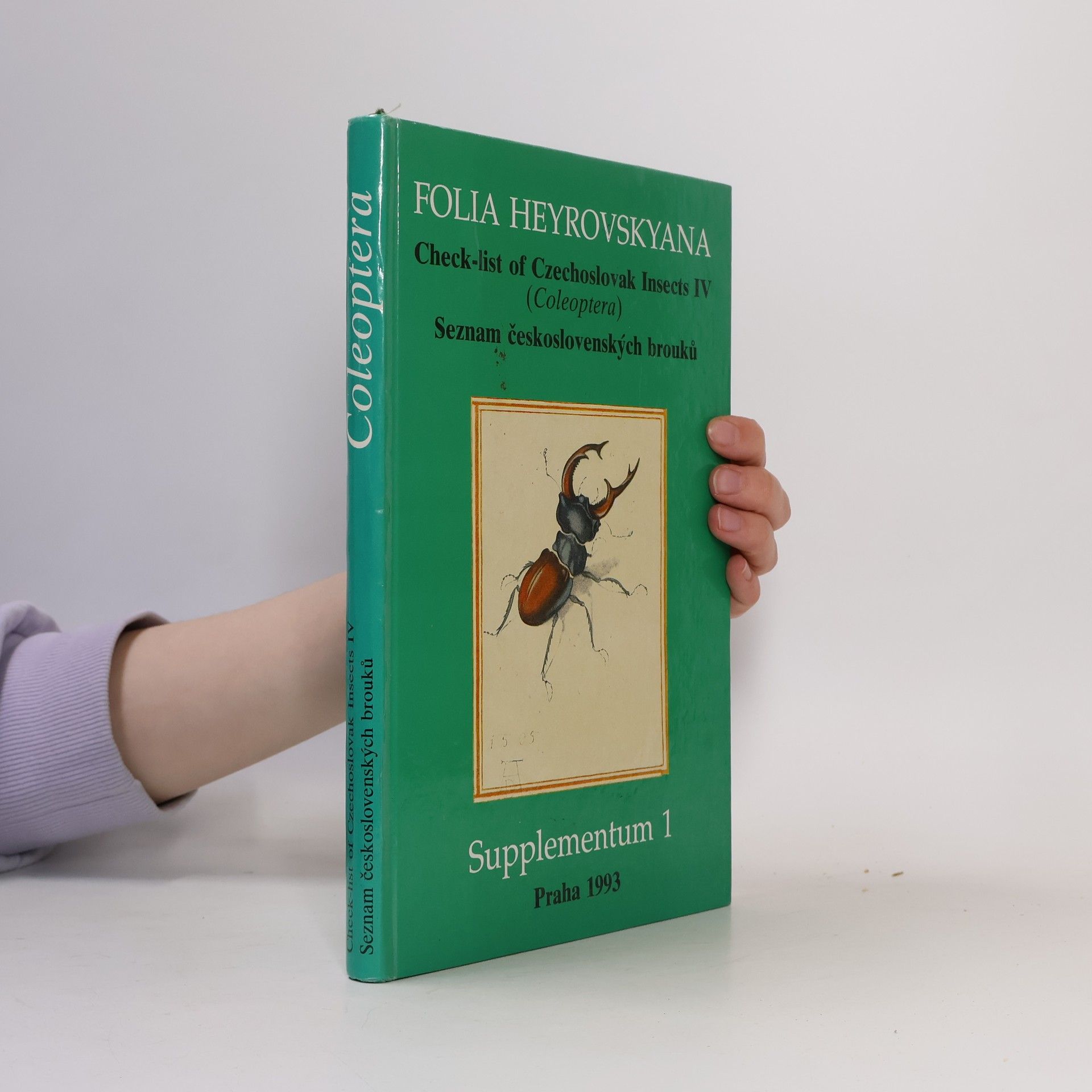 Josef Jelínek Seznam československých brouků = Check-list of Czechoslovak Insects Coleoptera., Folia Hyerovskyana - Supplementum 1