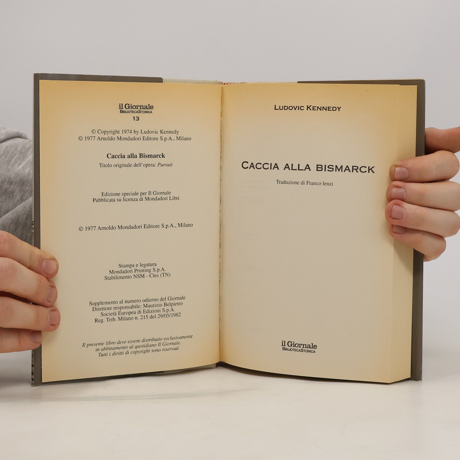 Ludovic Kennedy Caccia alla Bismarck