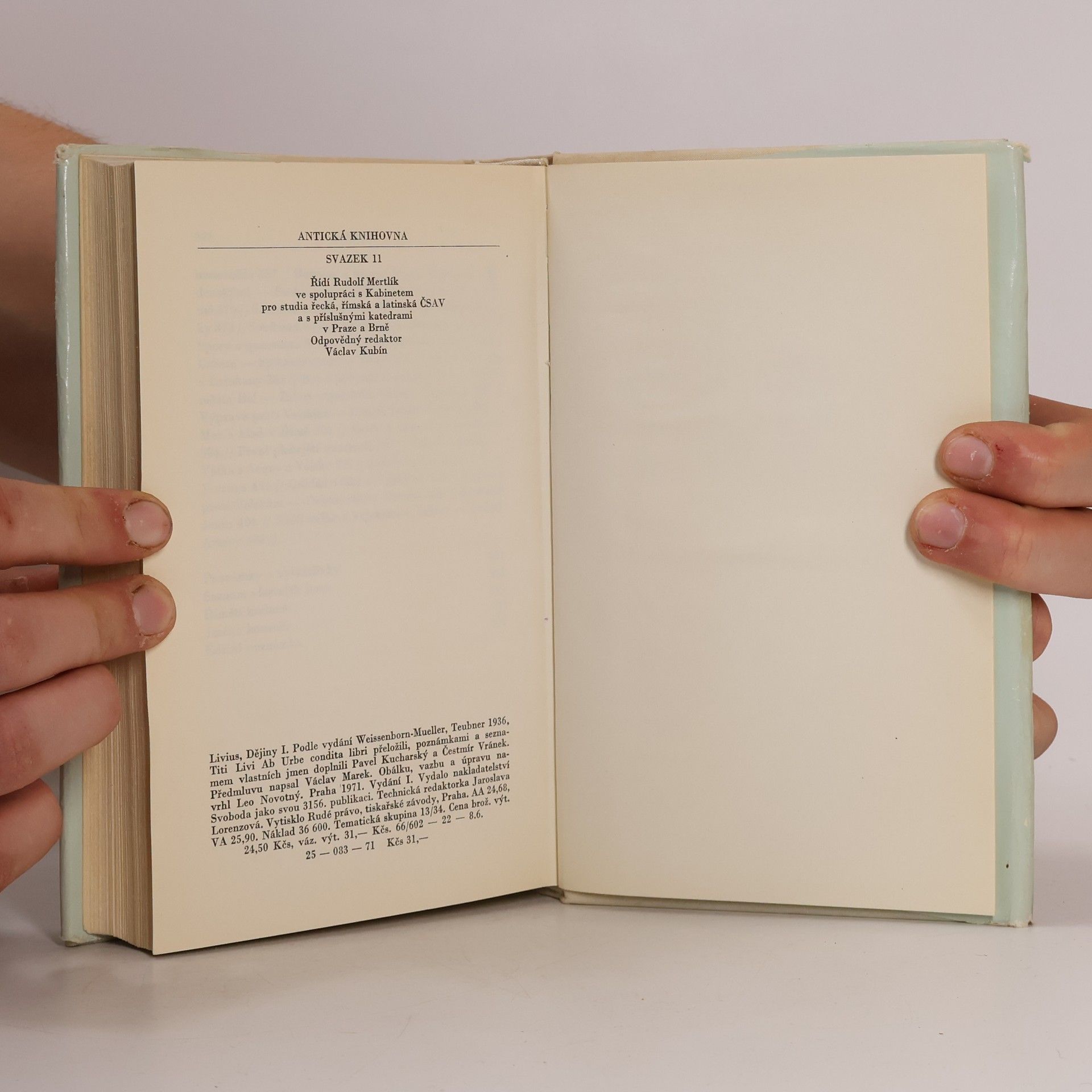Collectif d'auteurs Livius. Dějiny I