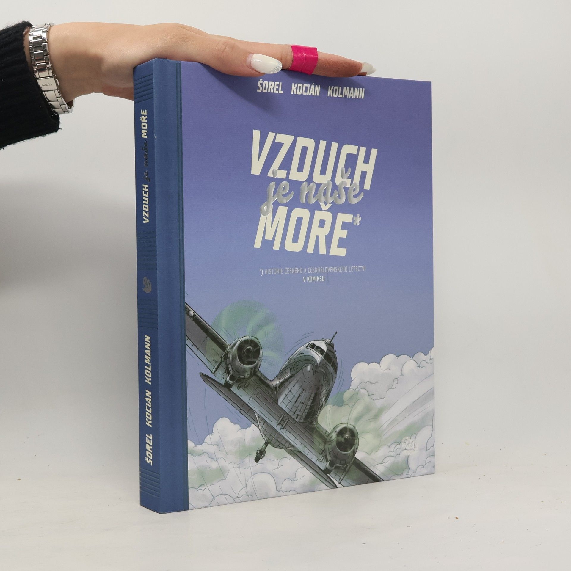 Petr Kolmann Vzduch je naše moře: Historie českého a československého letectví v komiksu