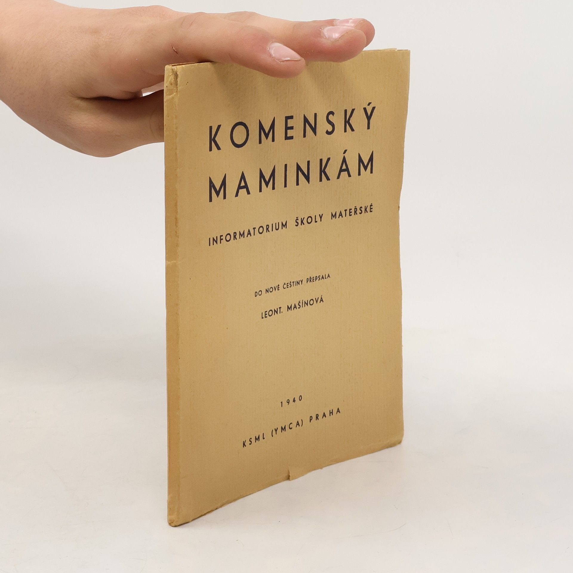 Informatorium školy mateřské. Komenský maminkám