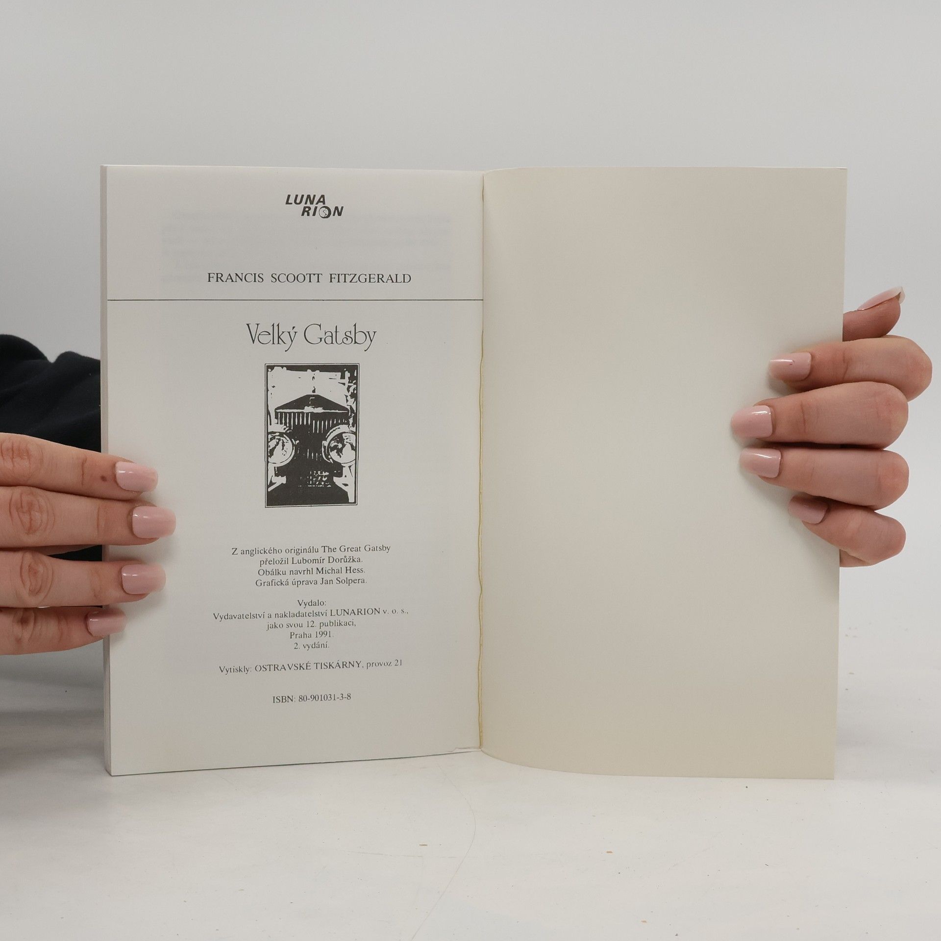 Francis Scott Fitzgerald Velký Gatsby
