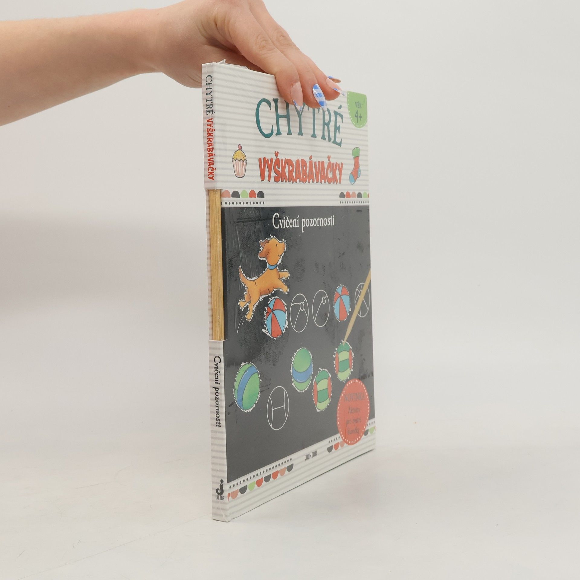 Autorenkollektiv Chytré vyškrabávačky - Cvičení pozornosti