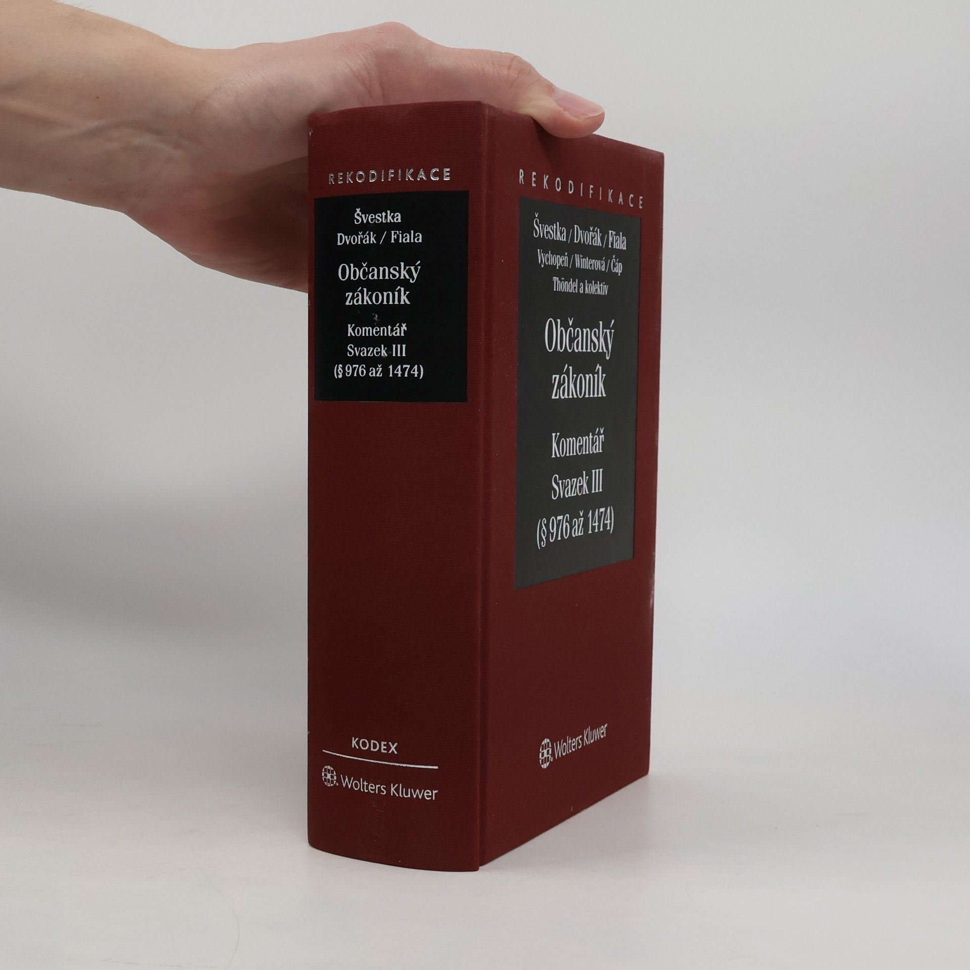 Jiří Švestka Občanský zákoník – Komentář. Svazek III