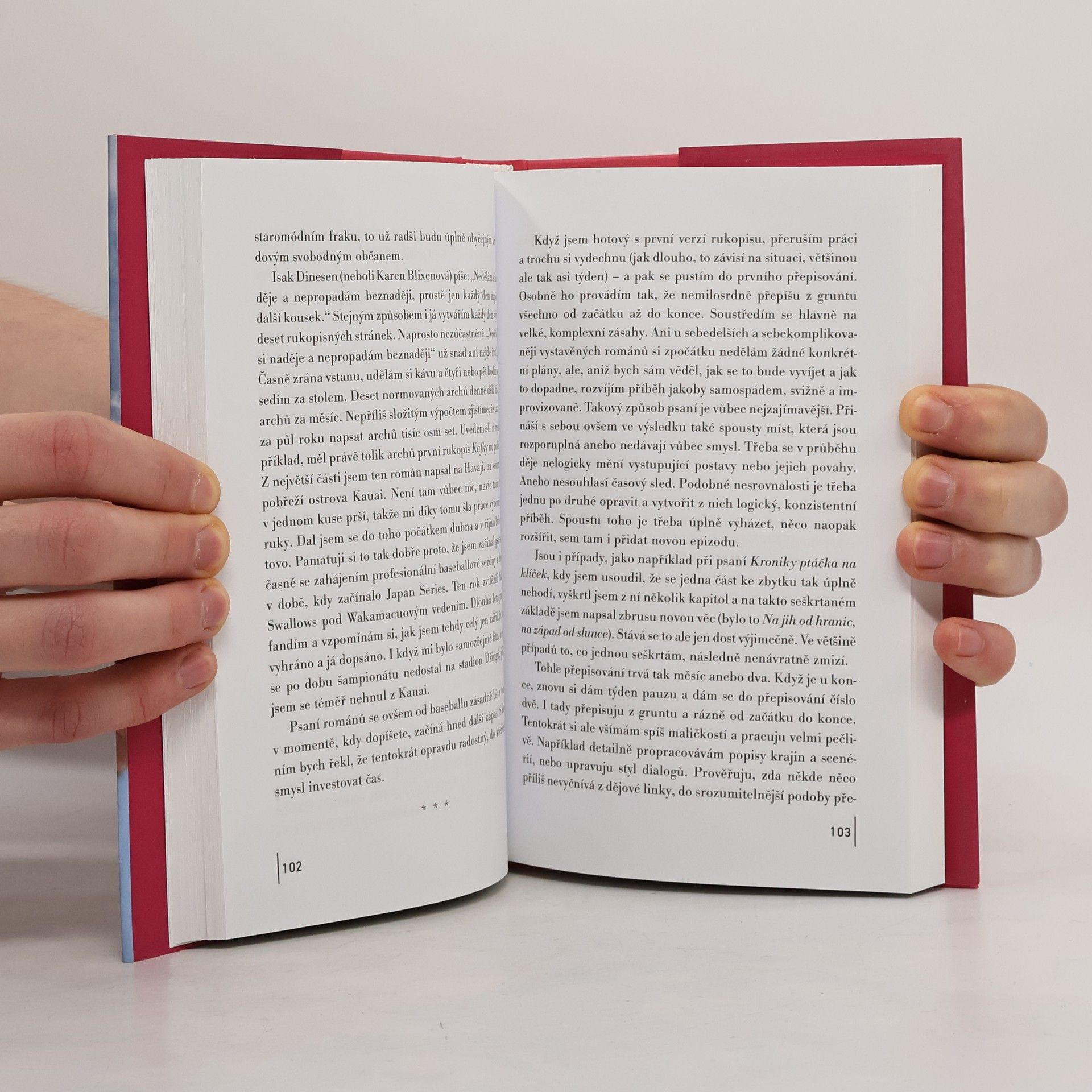 Haruki Murakami Spisovatel jako povolání