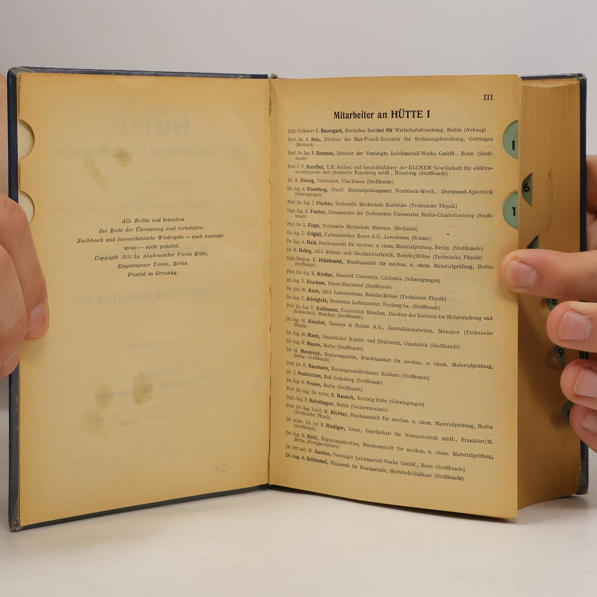 Autorenkollektiv Hütte I. Des Ingenieurs Taschenbuch