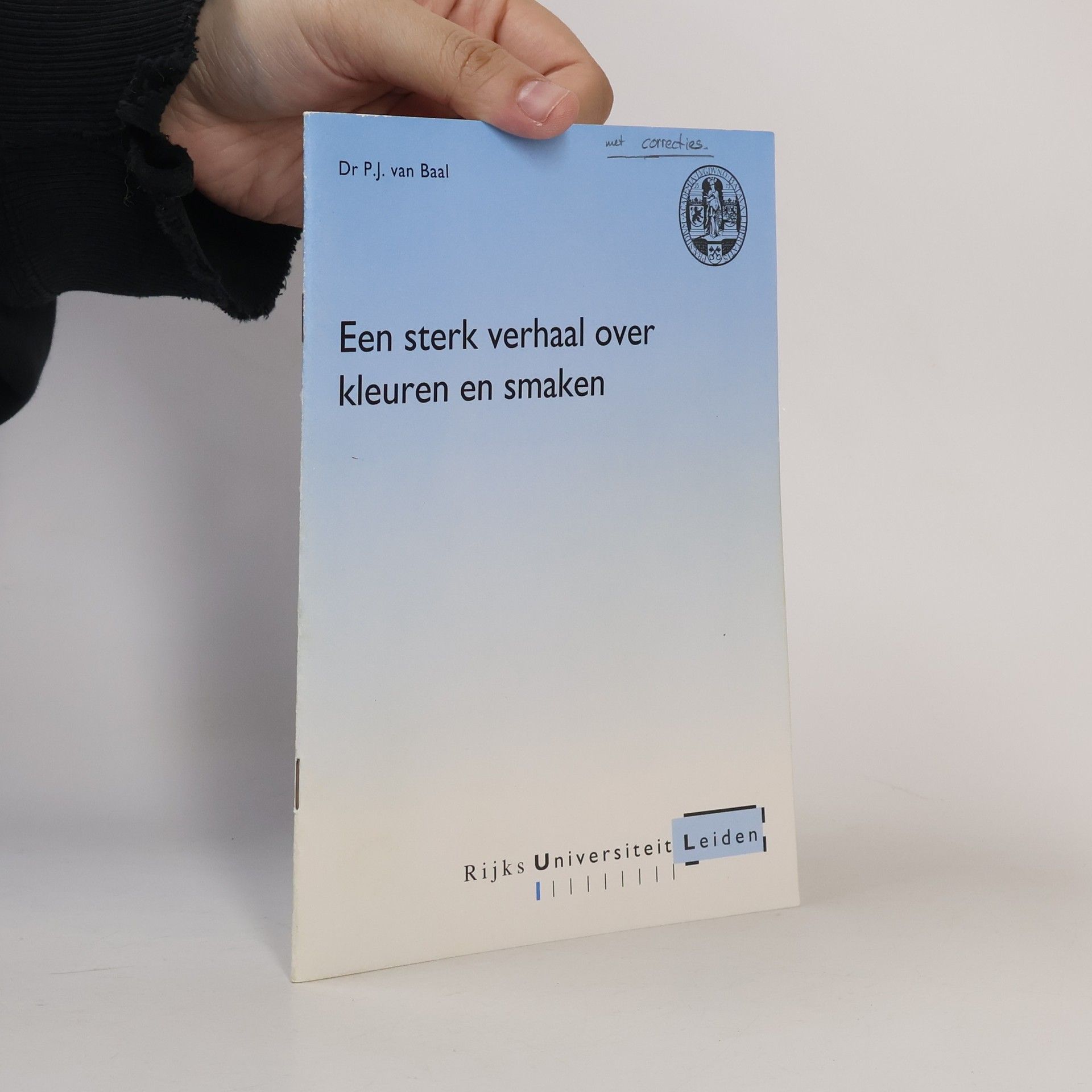 P.Th.J. van Baal Een sterk verhaal over kleuren en smaken