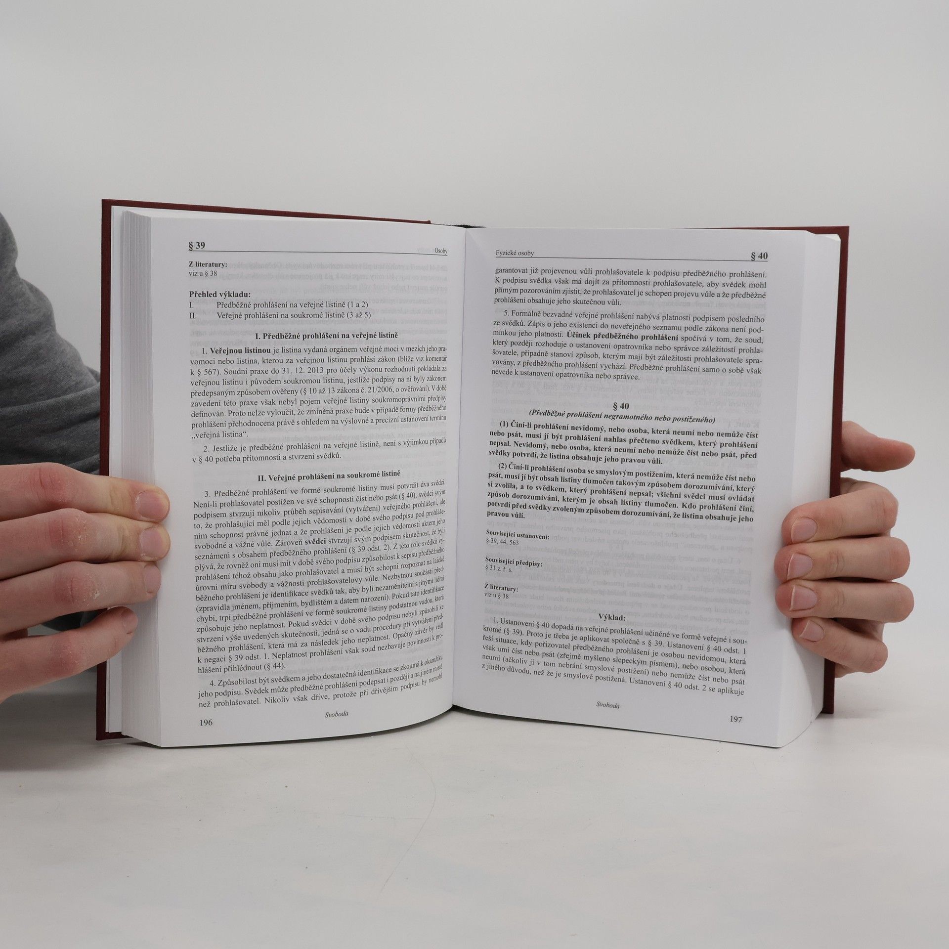 Jiří Švestka Občanský zákoník : komentář. Svazek I (§ 1 až 654)