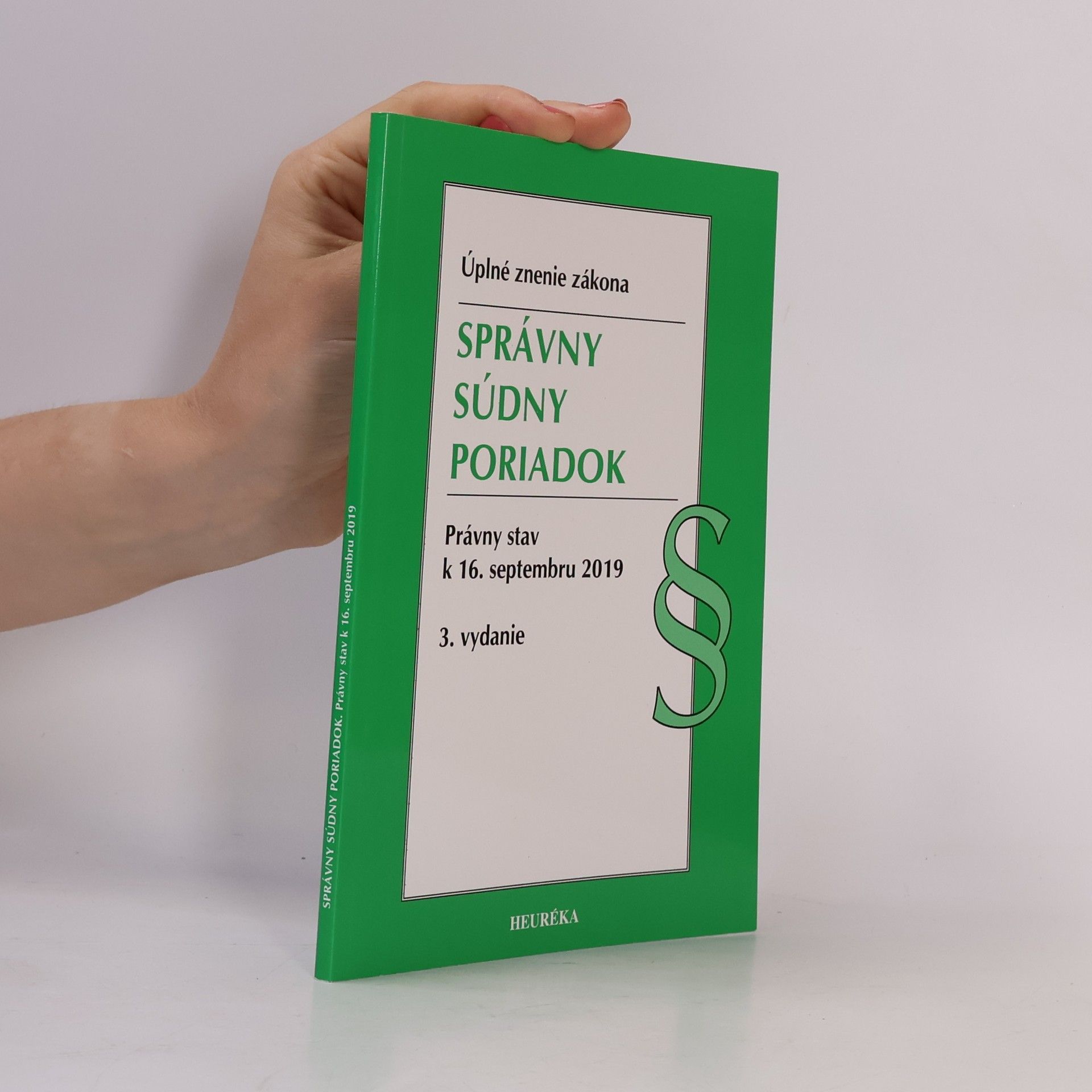 Autores varios Správny súdny poriadok. Úzz, 3. vydanie, 2019