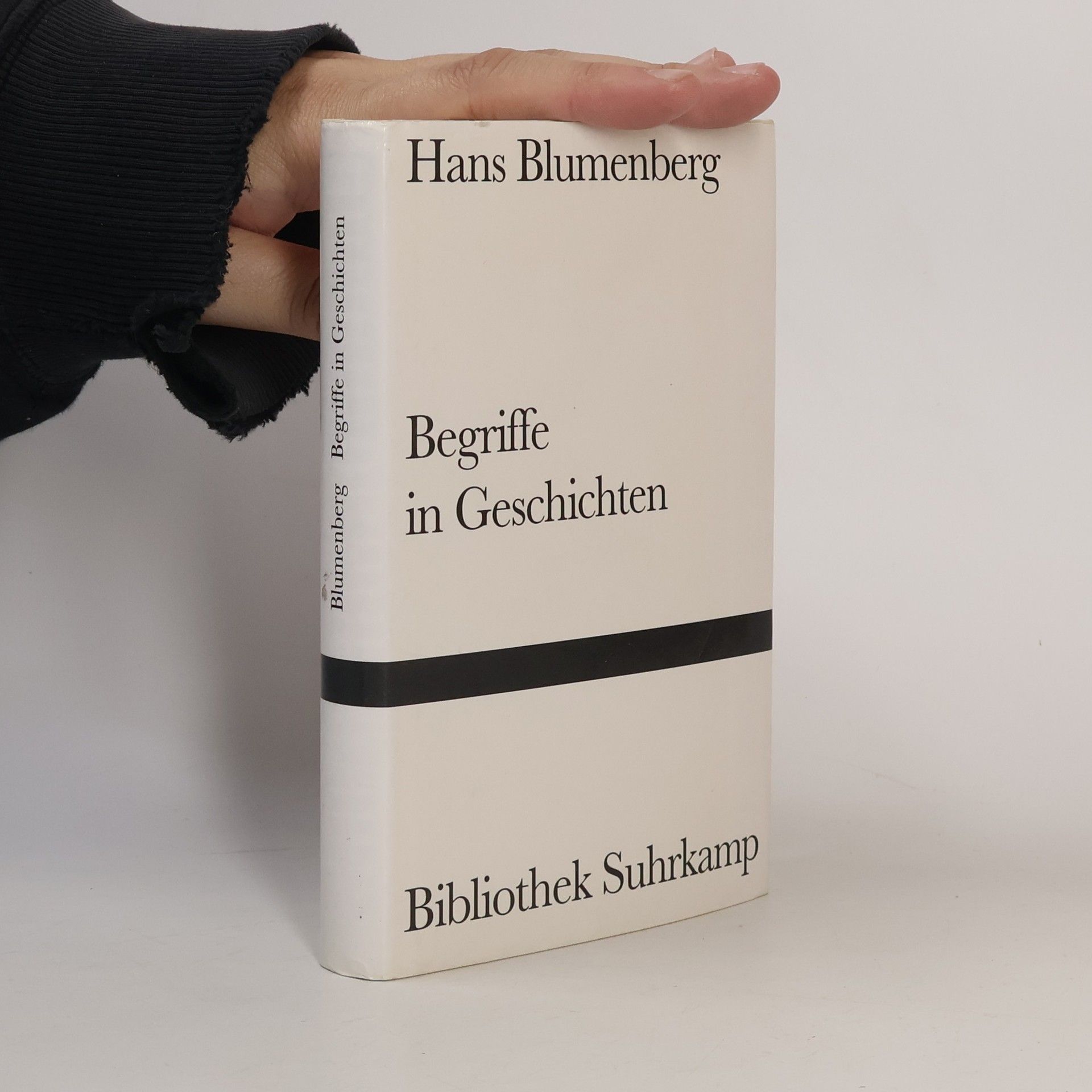 Hans Blumenberg Begriffe in Geschichten