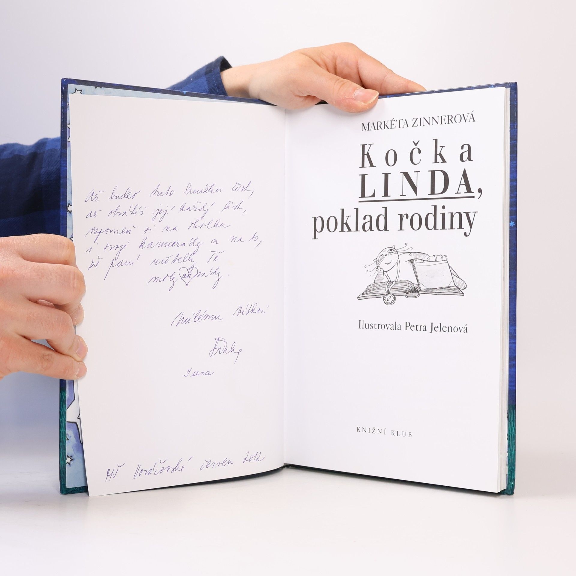 Markéta Zinnerová Kočka Linda, poklad rodiny