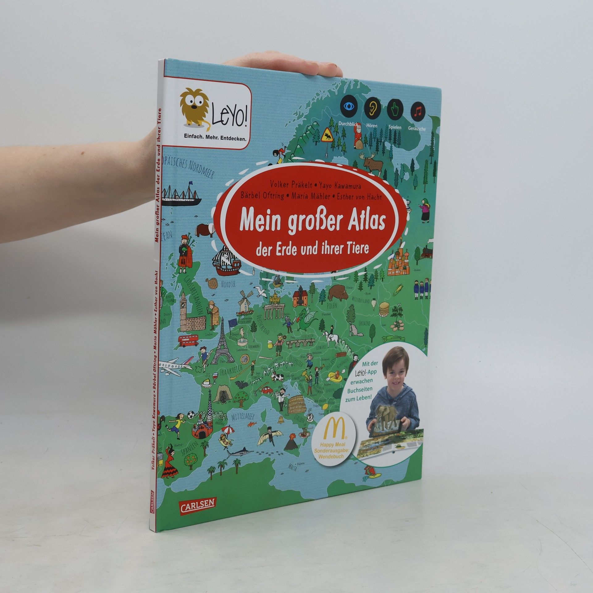 Kolektiv autorů Mein großer Atlas der Erde und ihrer Tiere