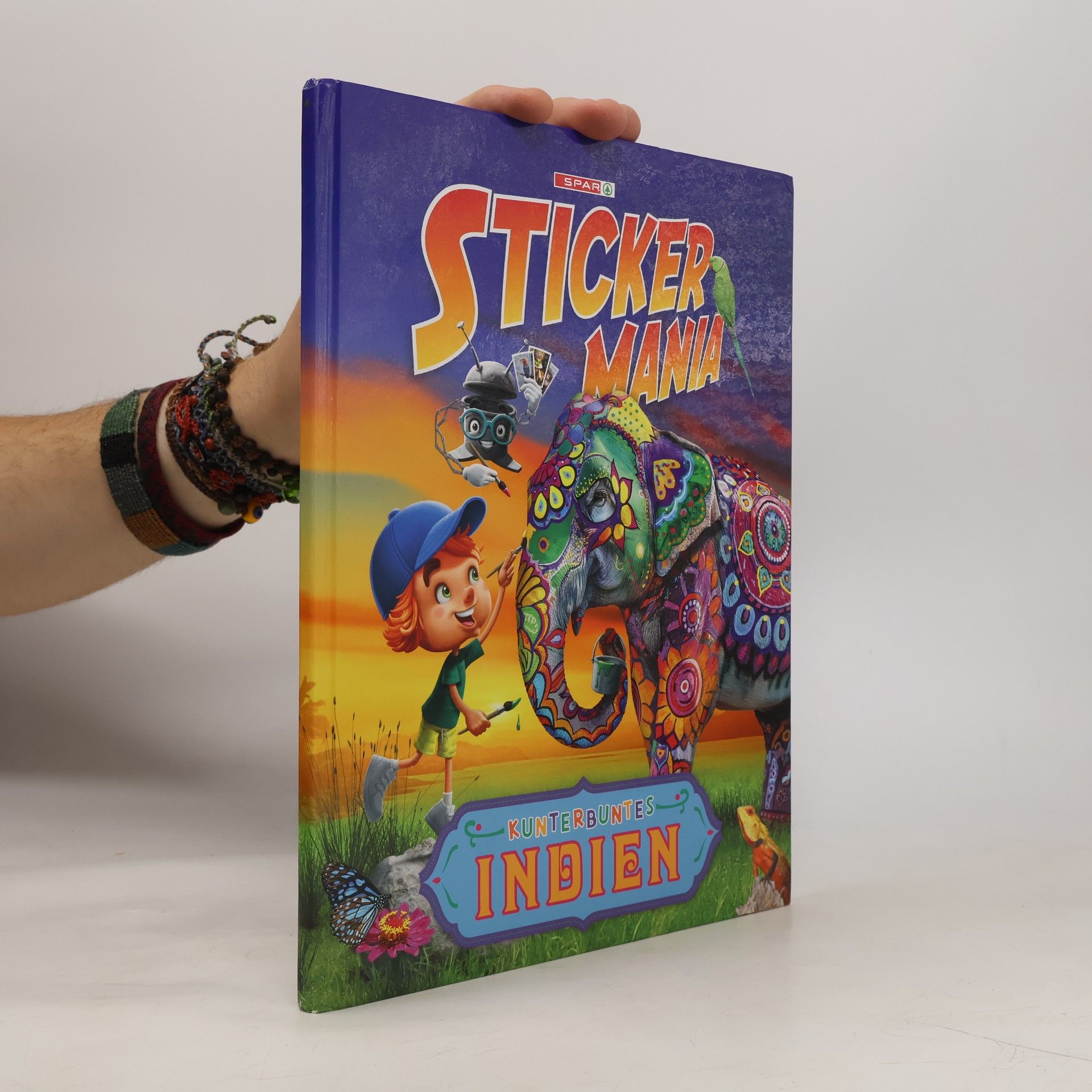 Auteurscollectief Sticker Mania: Kunterbuntes Indien