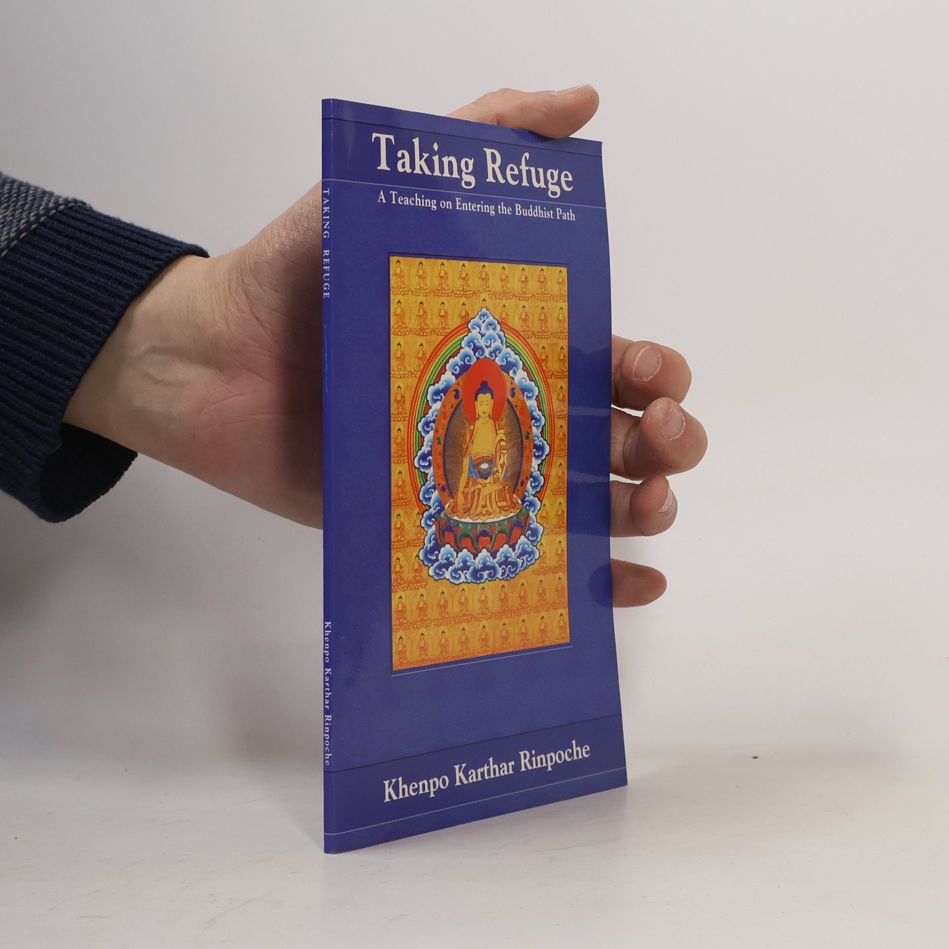 Rinpočhe Khenpo Karthar Taking Refuge