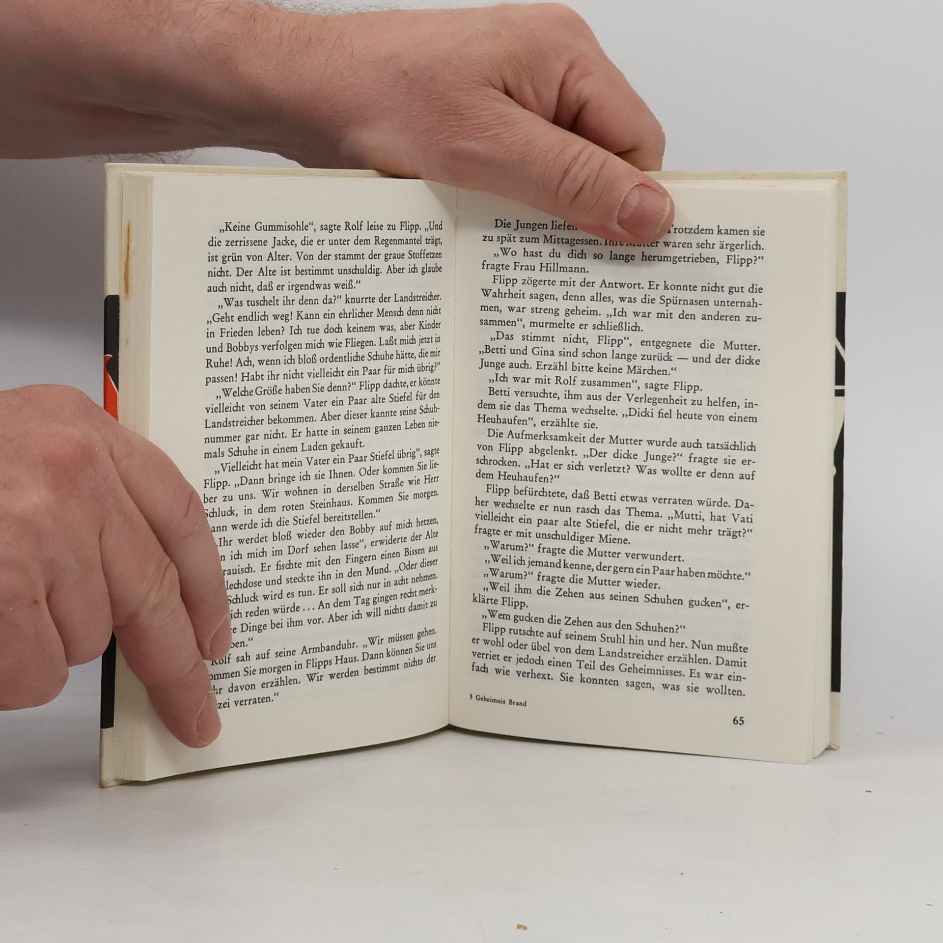 Enid Blyton Geheimnis um einen nächtlichen Brand