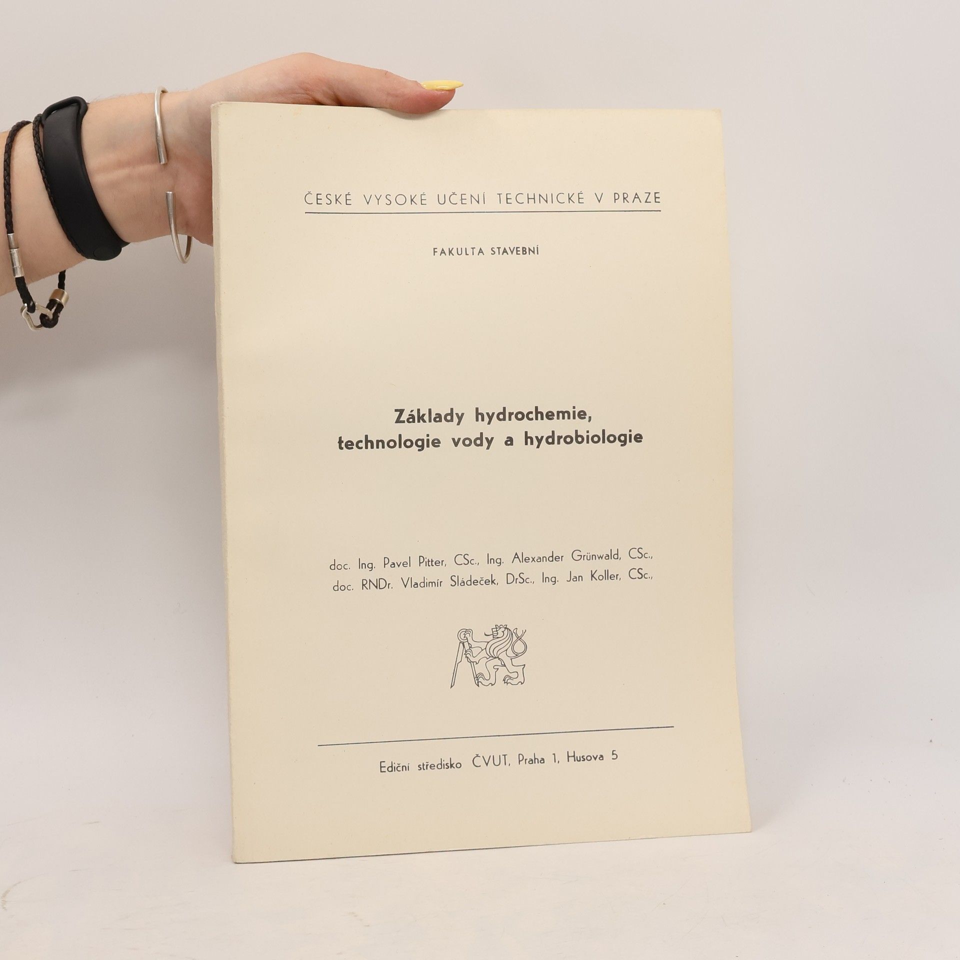 Autorenkollektiv Základy hydrochemie, technologie vody a hydrobiologie
