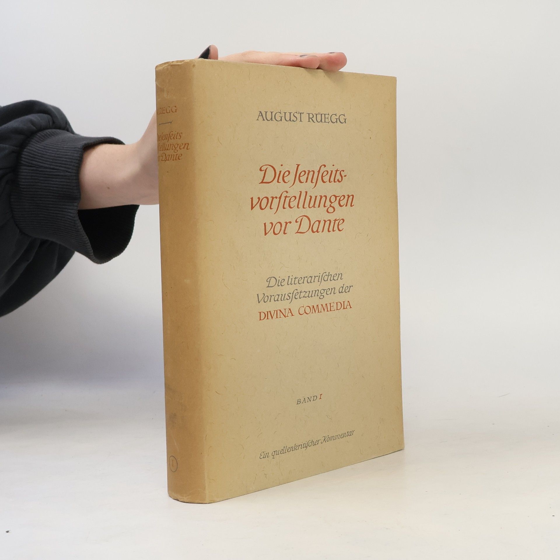 August Ruegg Die jenseitsvorstellungen vor Dante
