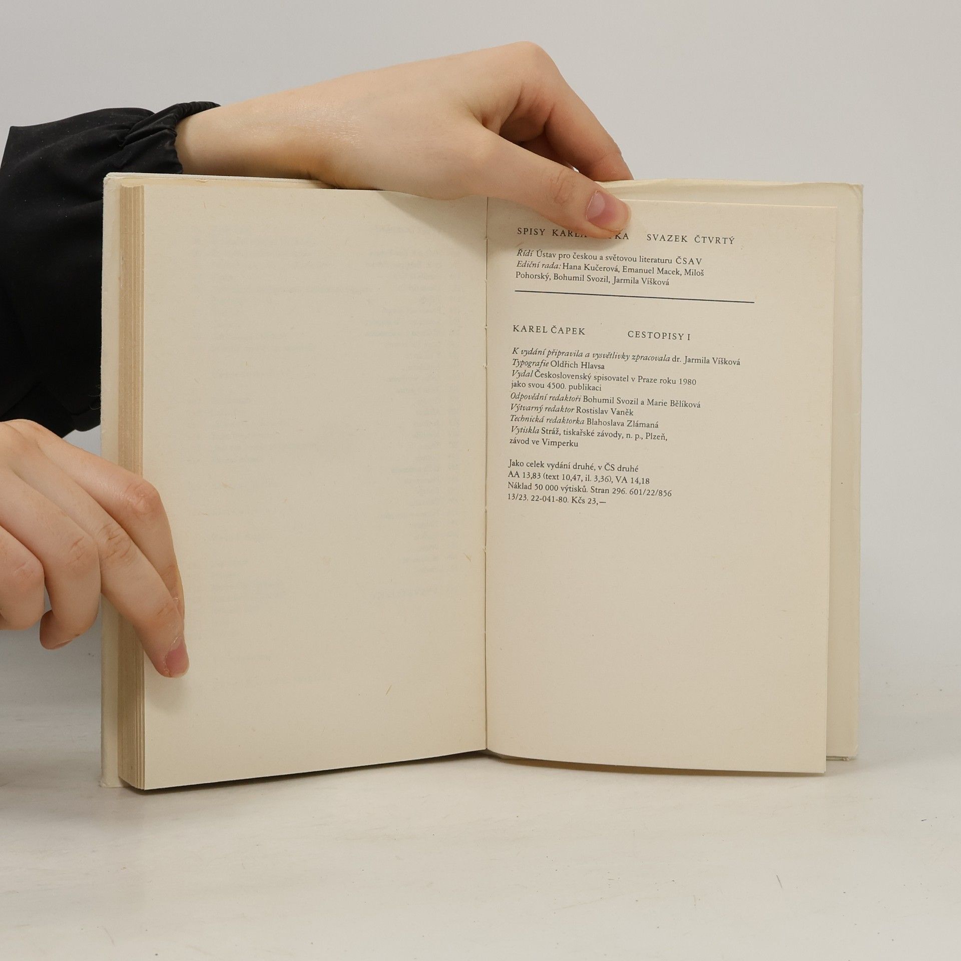 Karel Čapek Spisy Karla Čapka. Cestopisy I.