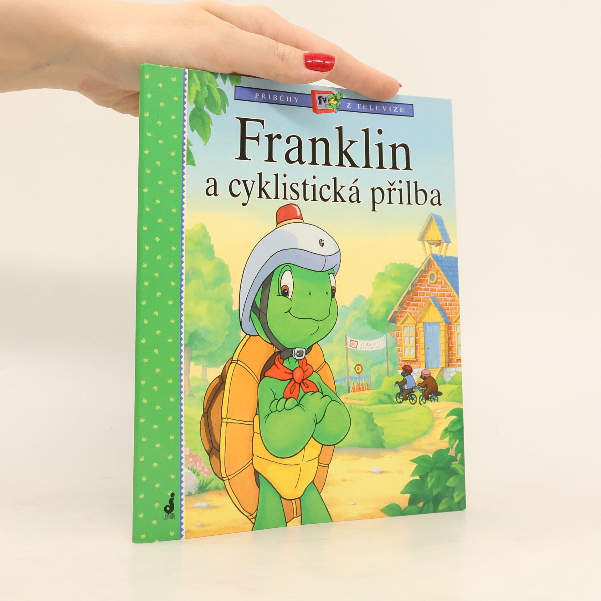 Alena Benešová Franklin a cyklistická přilba