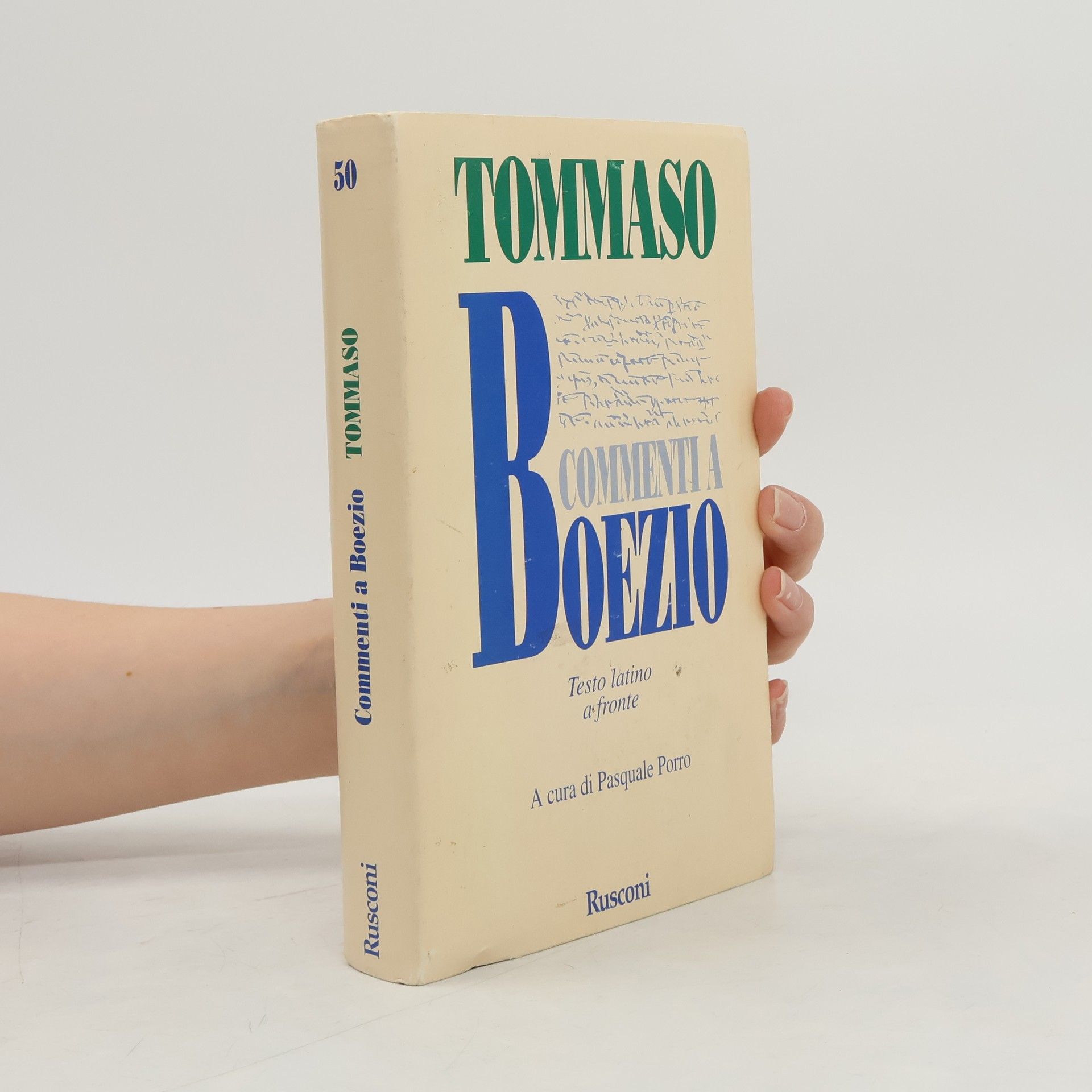 Pasquale Porro Commenti a Boezio