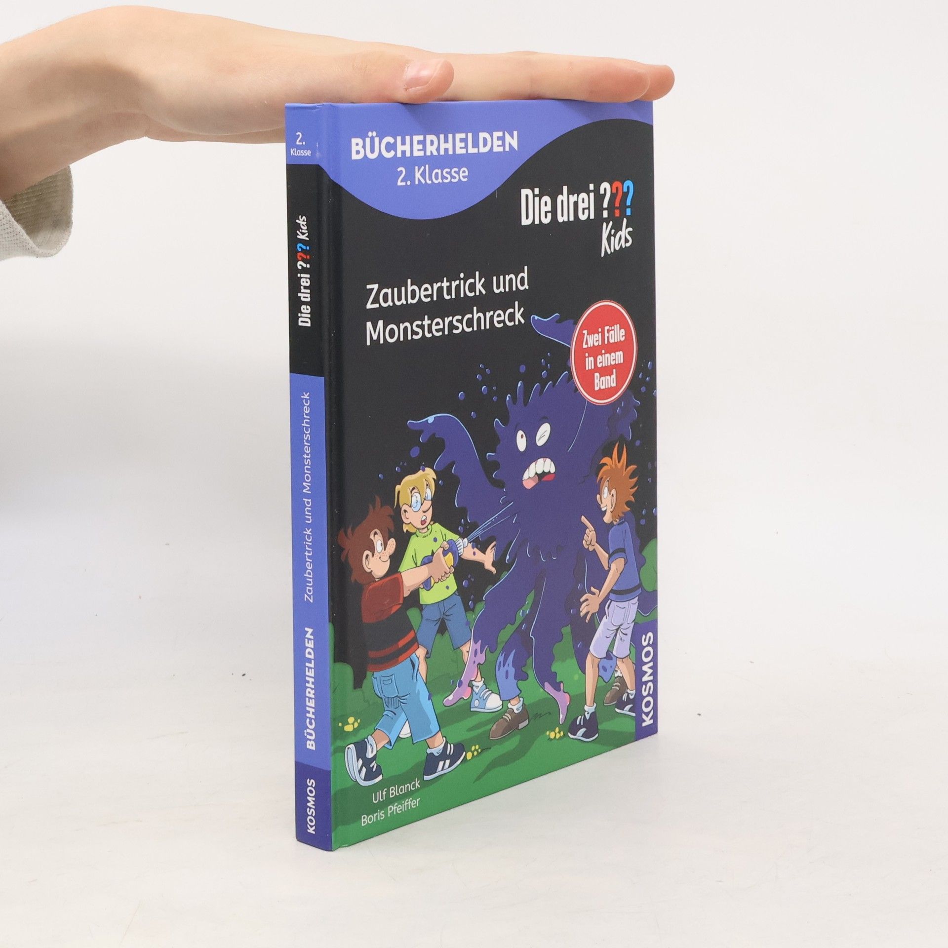 Boris Pfeiffer Die drei ??? Kids, Bücherhelden 2. Klasse, Doppelband 1, Zaubertrick und Monsterschreck
