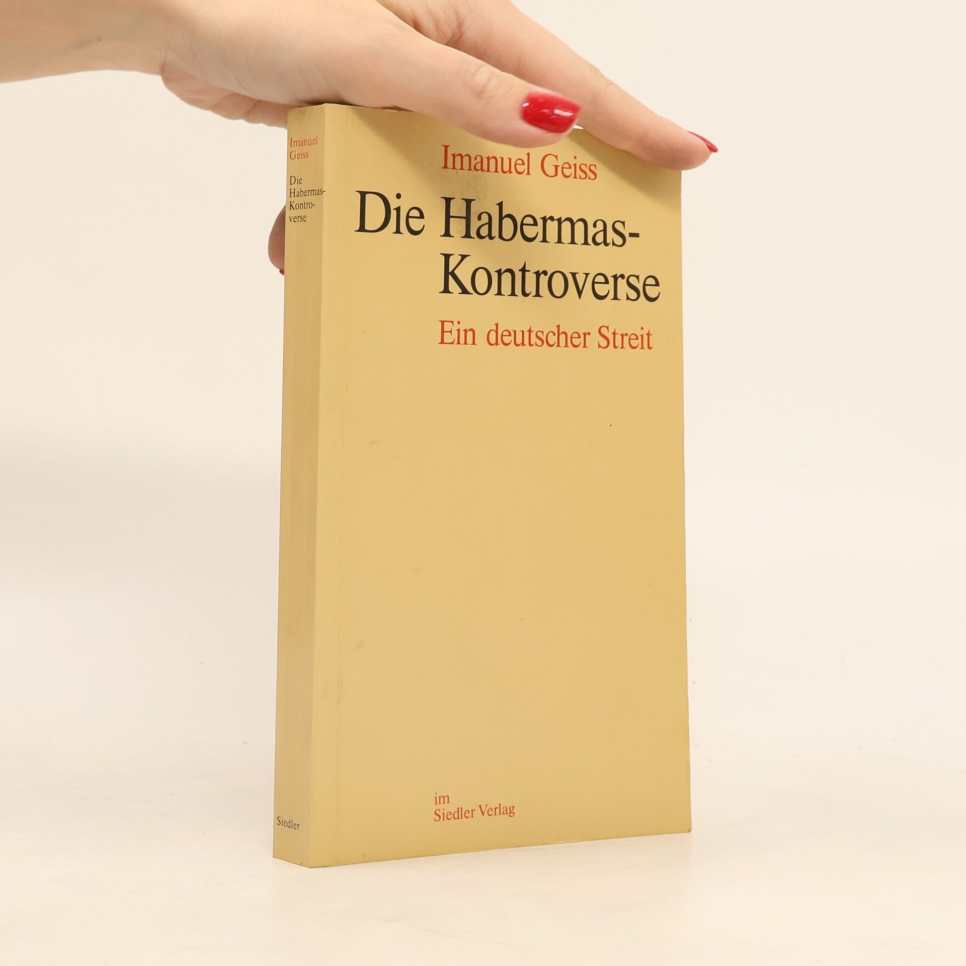 Imanuel Geiss Die Habermas-Kontroverse