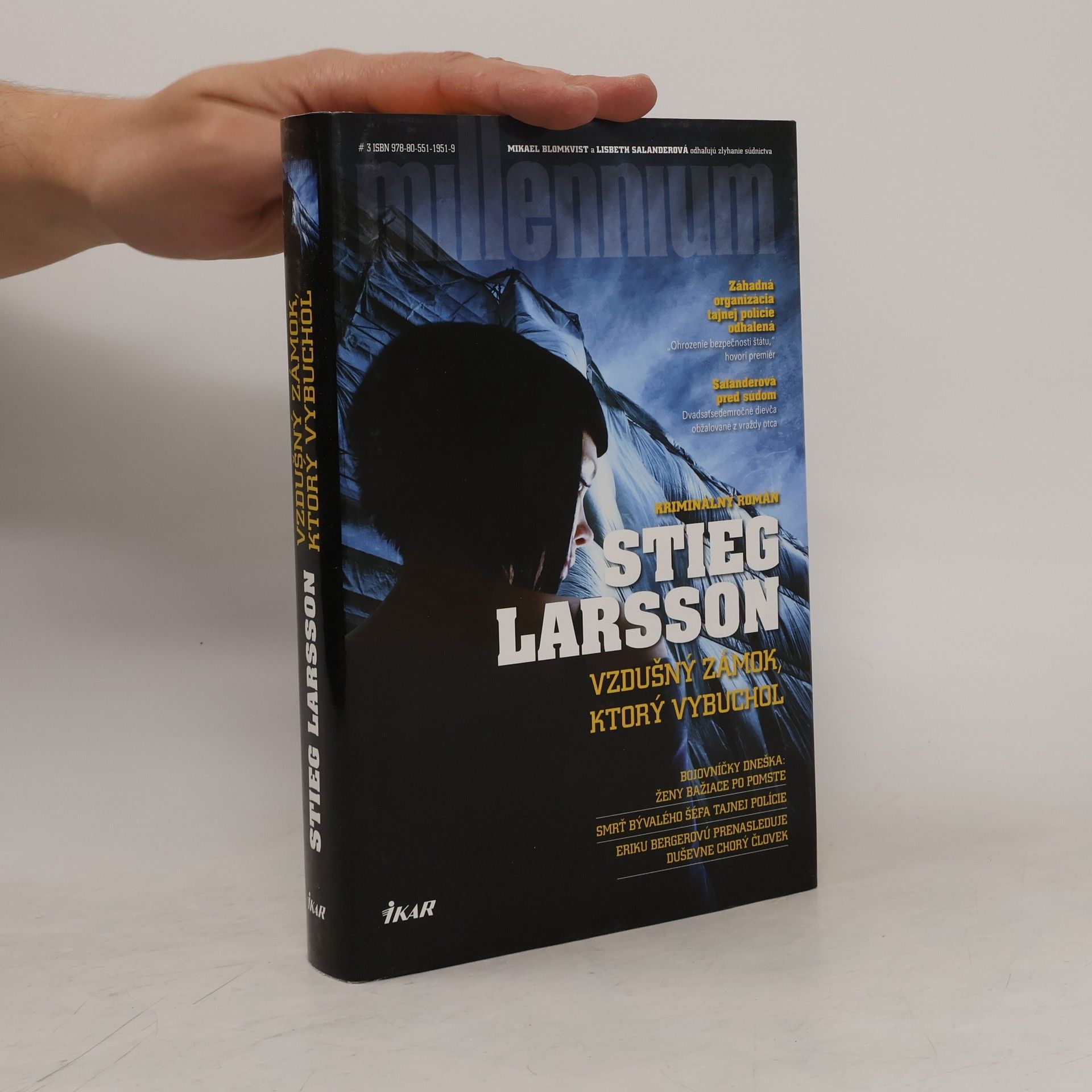 Stieg Larsson Vzdušný zámok, ktorý vybuchol