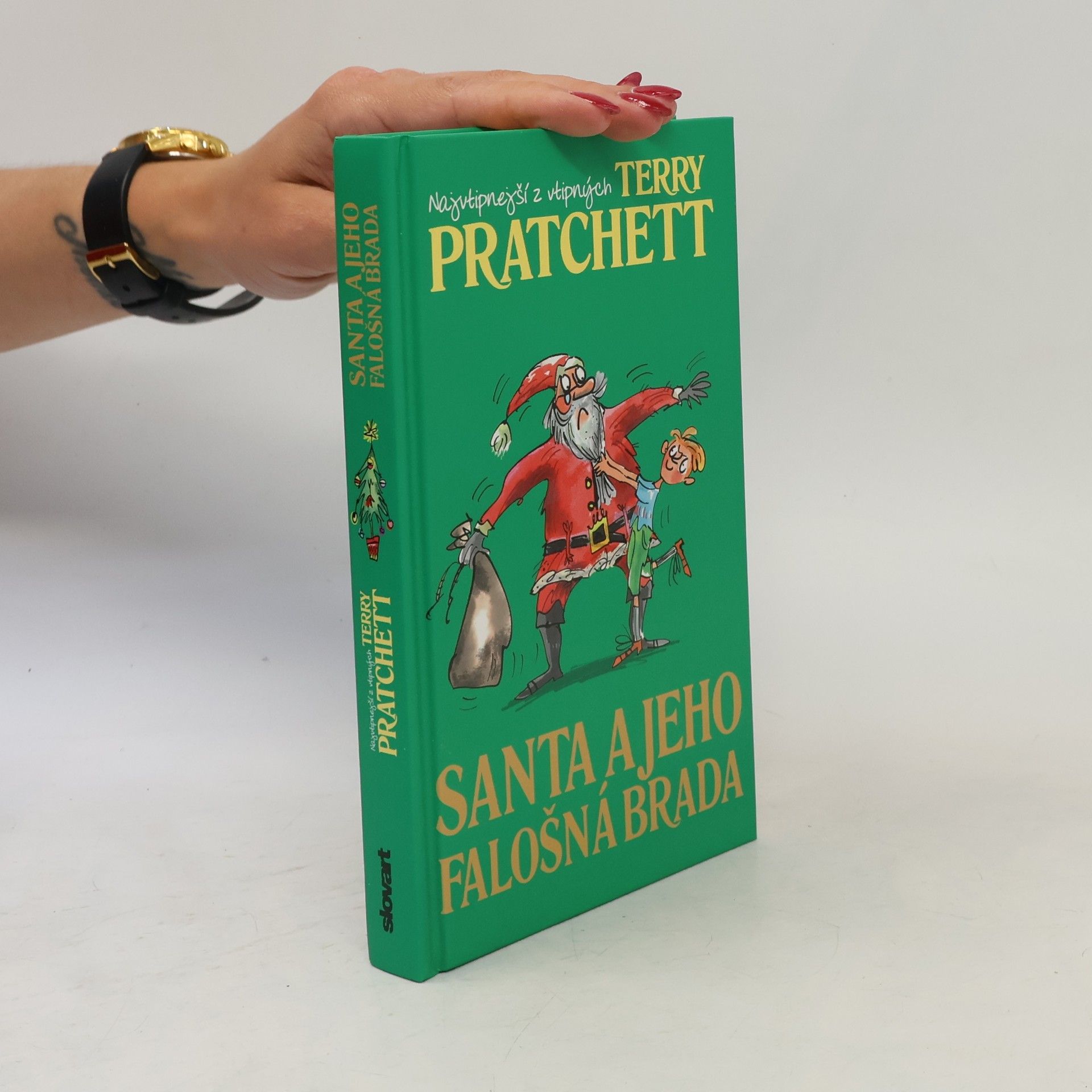 Terry Pratchett Santa a jeho falošná brada