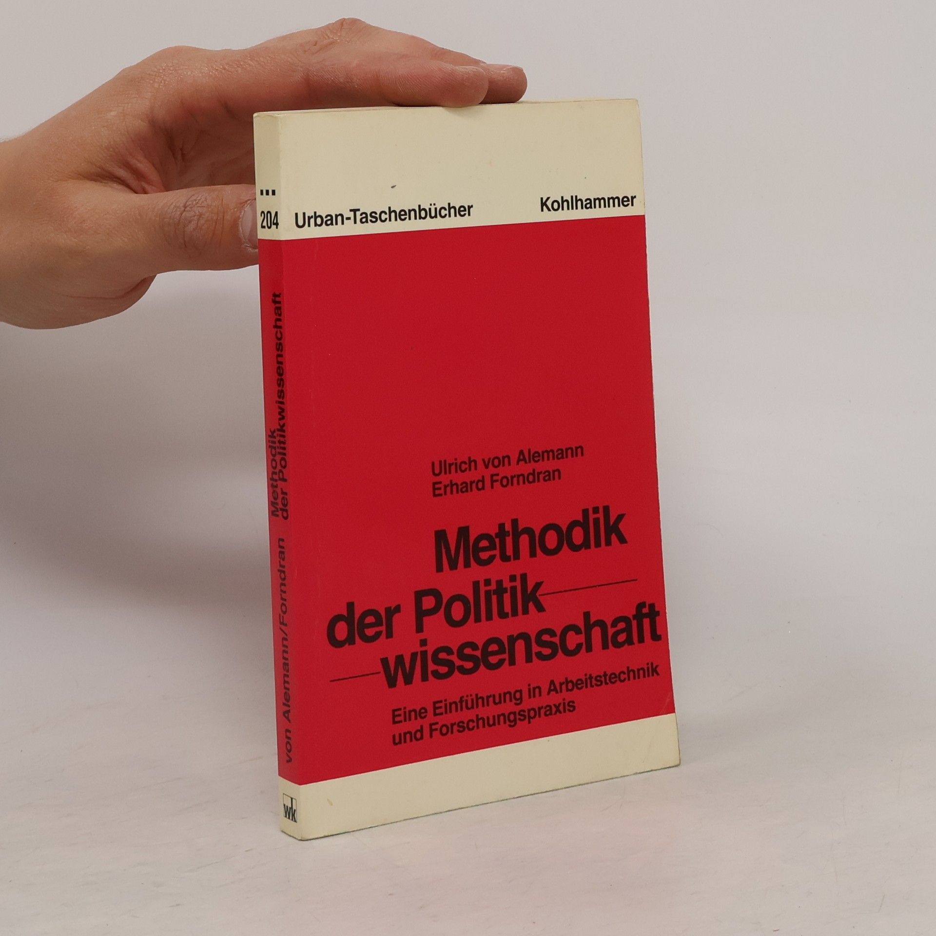 Erhard Forndran Methodik der Politikwissenschaft