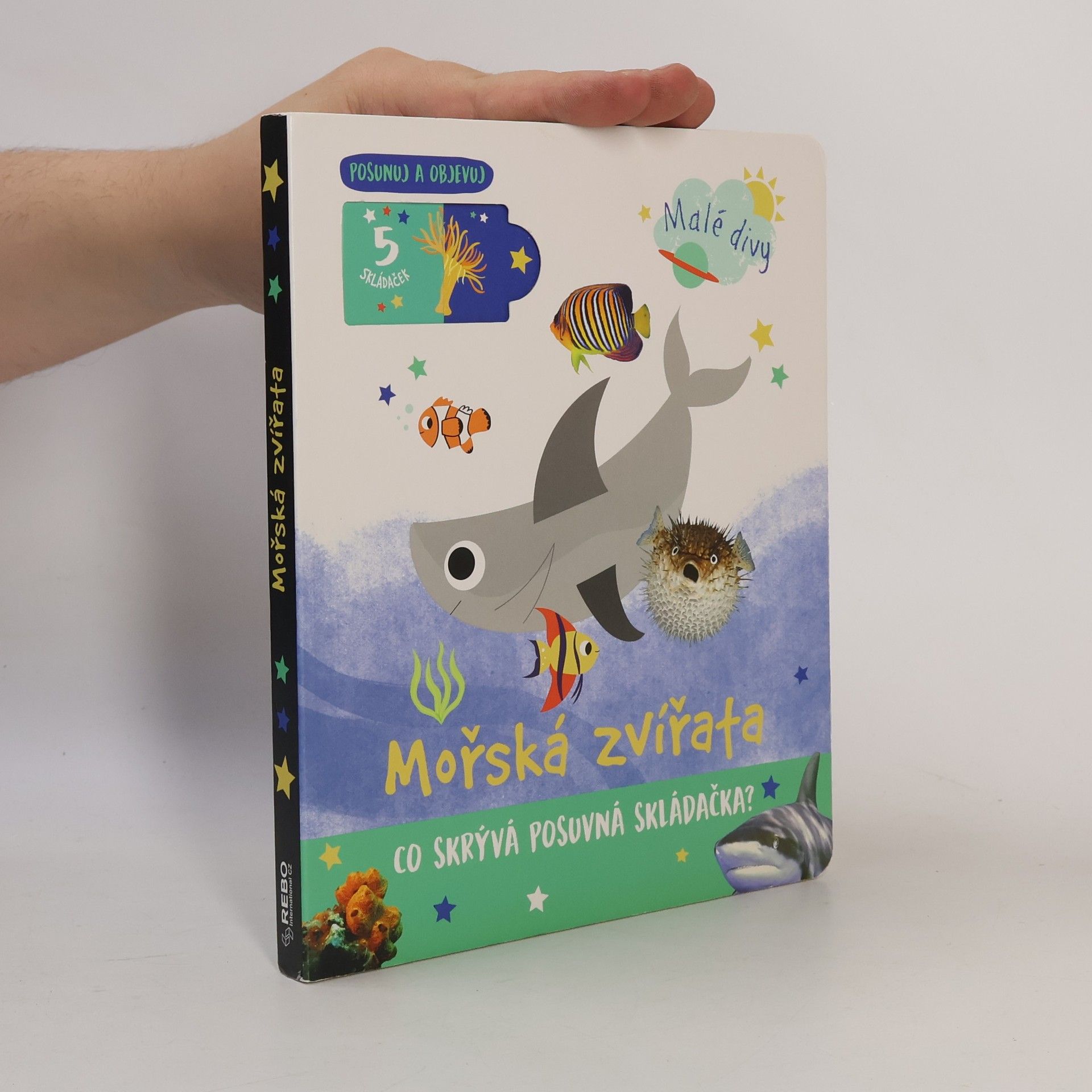 Various authors Mořská zvířata : co skrývá posuvná skládačka?